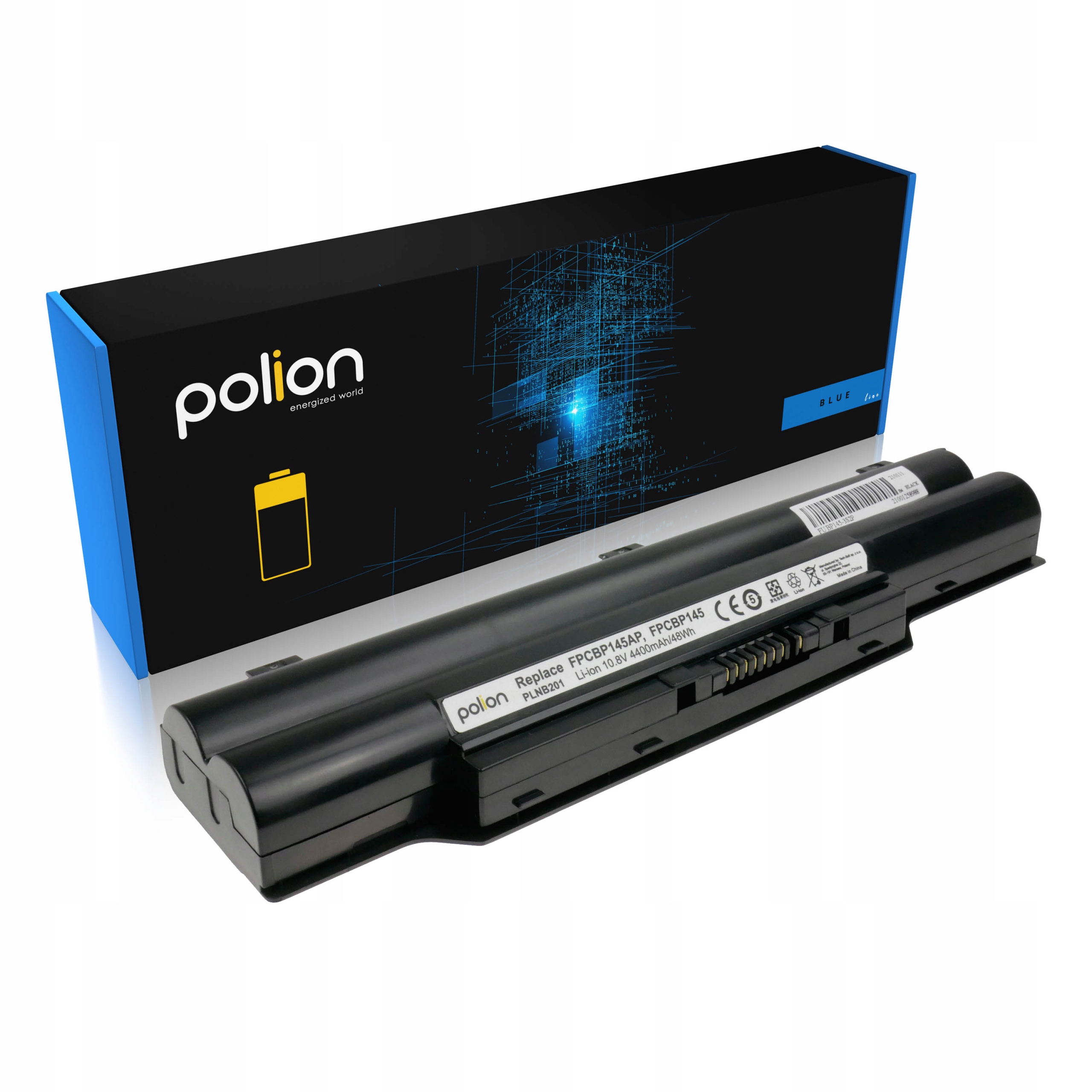 Baterie Polion FPCBP145 pro notebooky FUJITSU LifeBook AH52 AH77 4400mAh