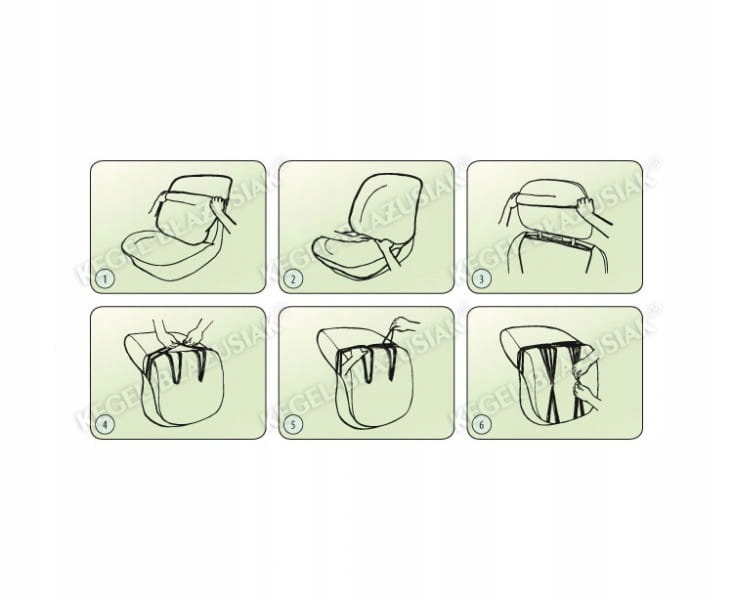 POKROWCE KOMPLET FOTELI RENAULT MODUS