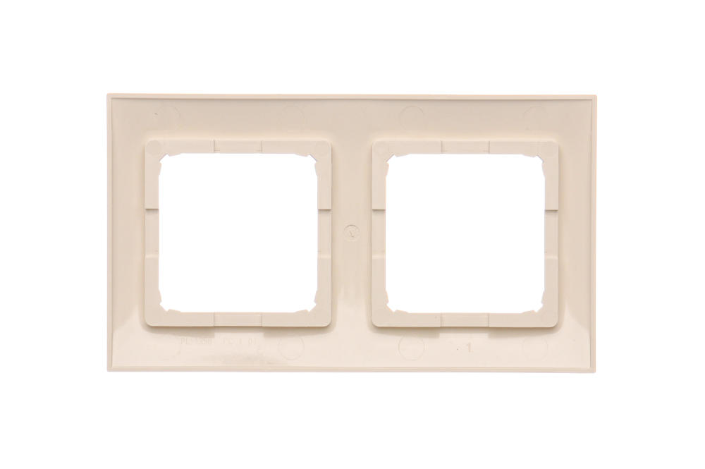 Simon54 Ramka 2- krotna DR2/41 beżowy