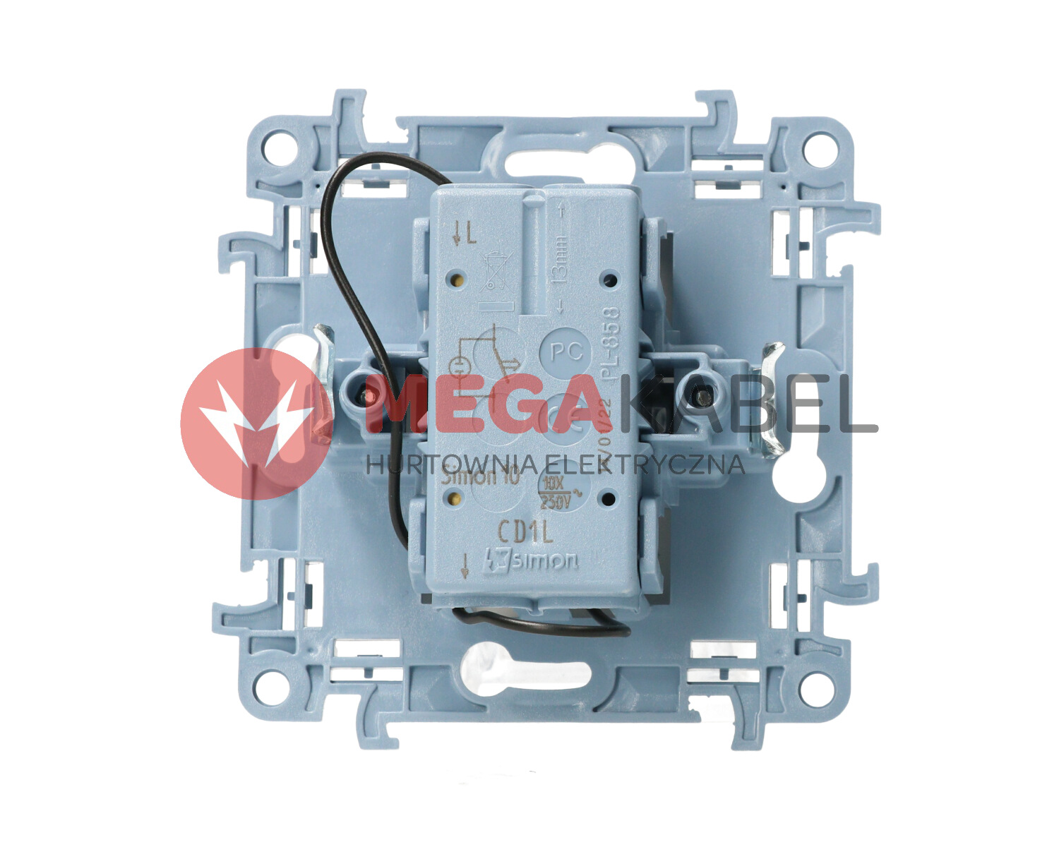 Simon10 Przycisk dzwonek podświetlany CD1L.01/11 biały SIMON