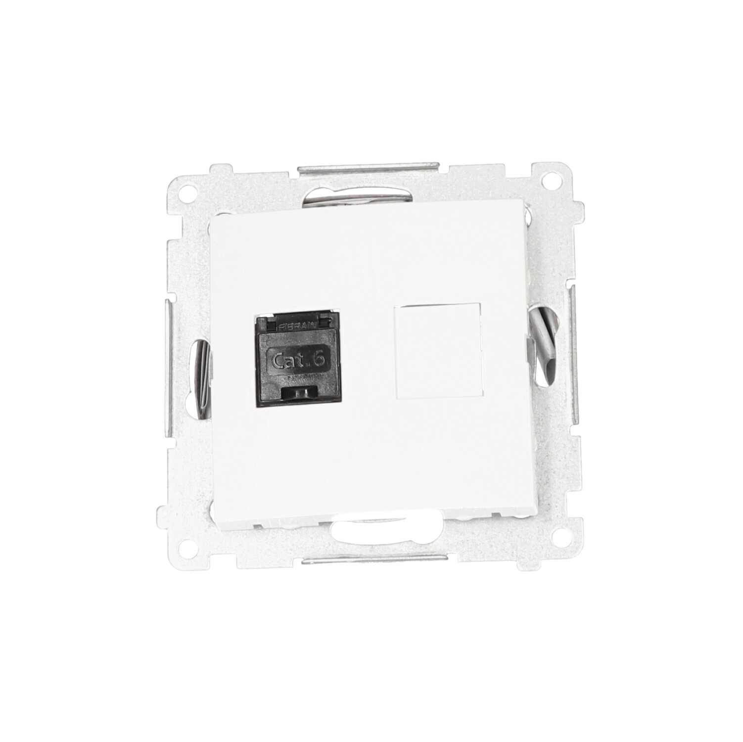 Simon54 Gniazdo komputerowe RJ45 pojedyńcze D61.01/11 biały