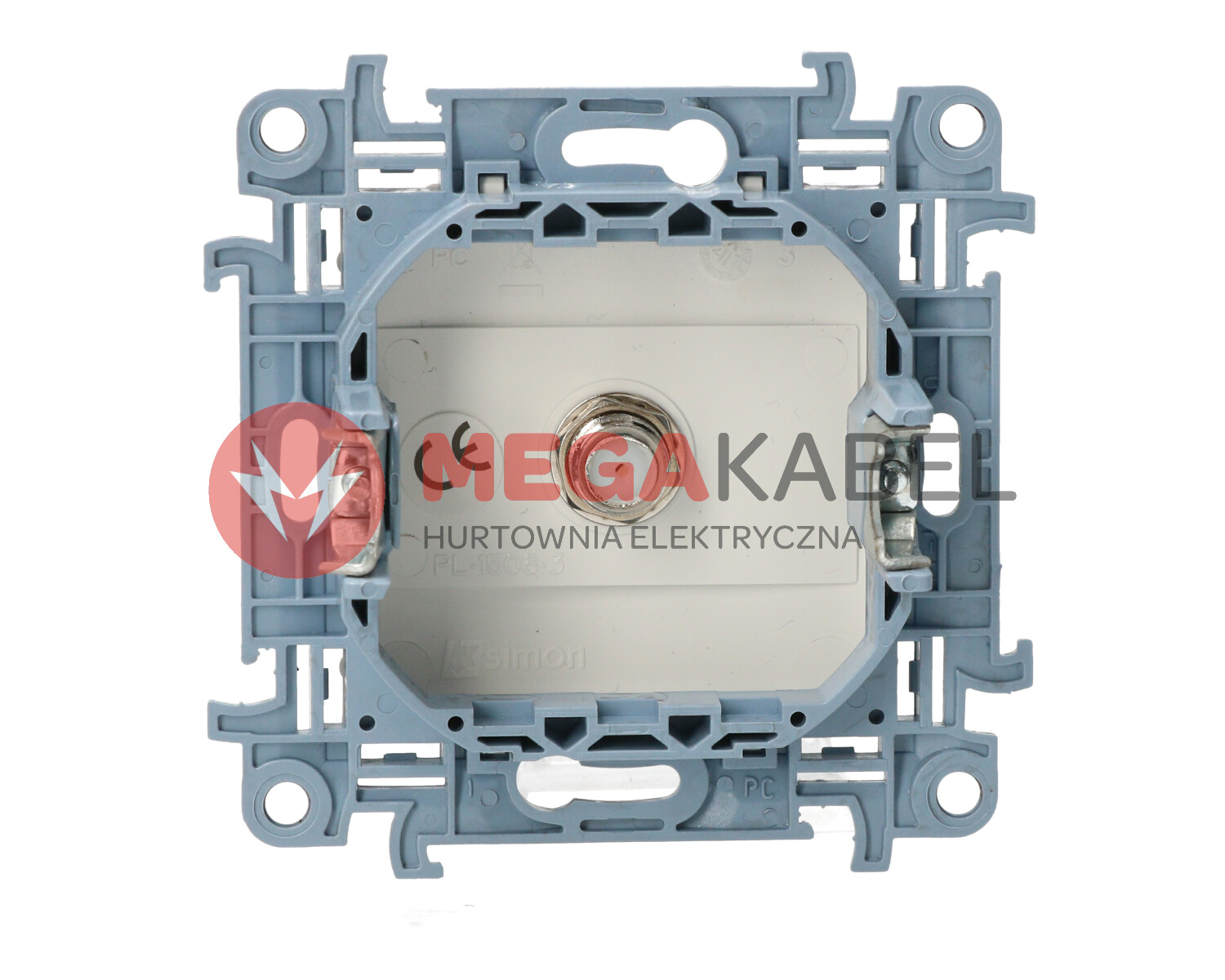 Simon10 Gniazdo antenowe końcowe pojedyńcze CAK1.01/11 biały SIMON