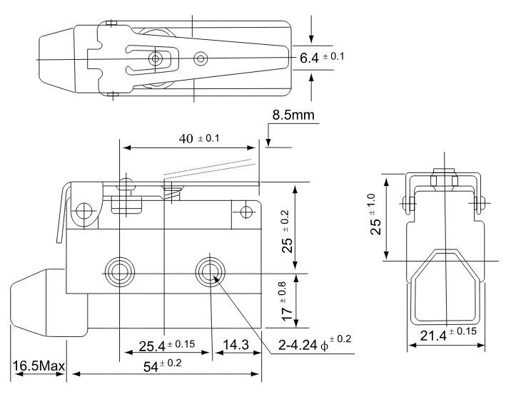 Wyłącznik krańcowy z napędem sprężynowym TRACON