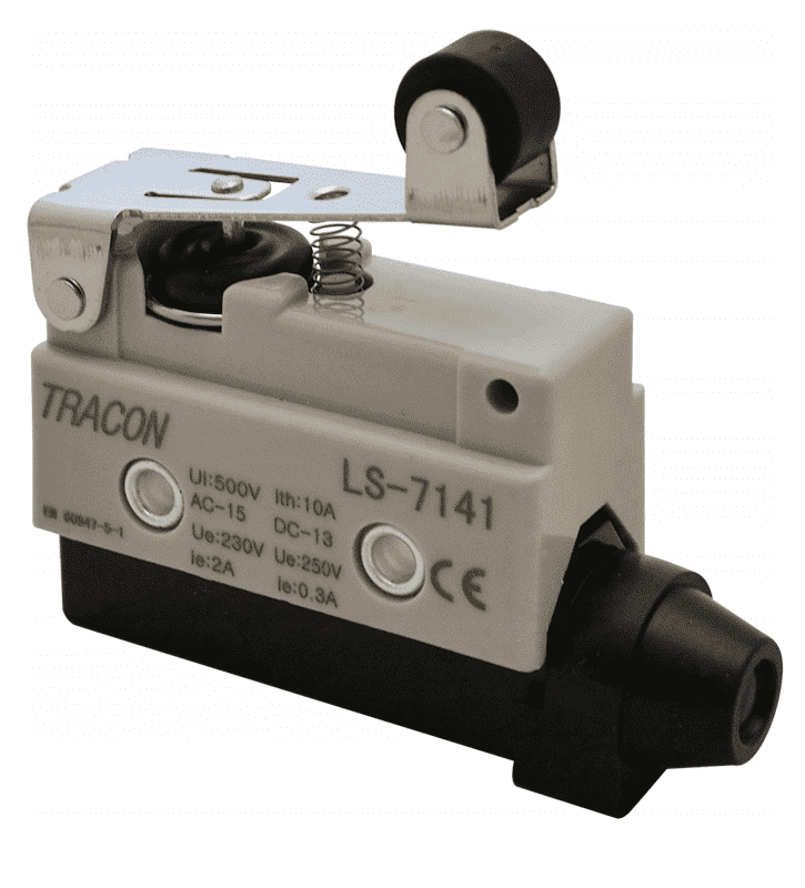 Wyłacznik krańcowy z dźwignią ze sprężyną i rolką TRACON
