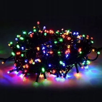 Lampki choinkowe LED200/G/5M multikolor 20m FLASH