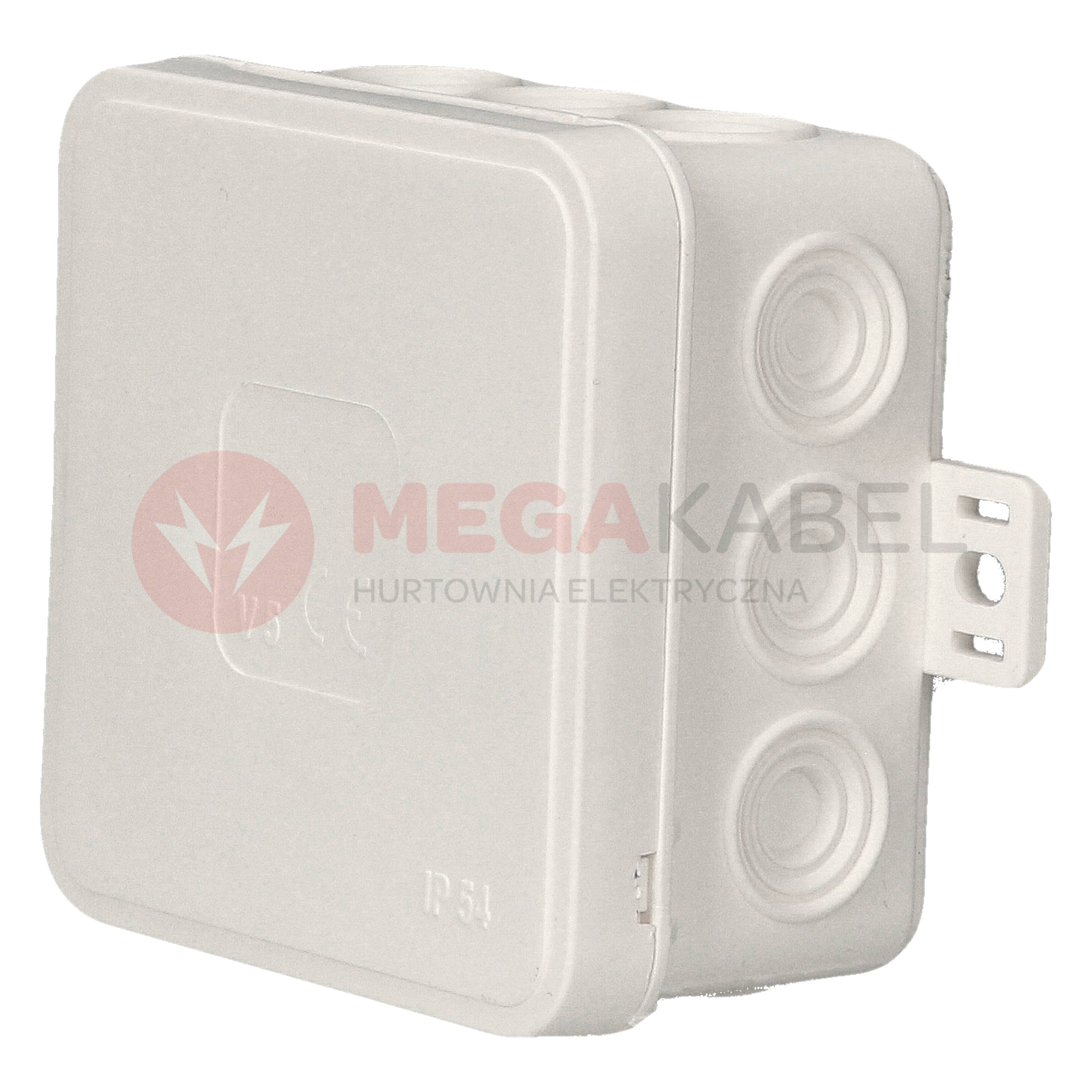 Puszka biała n/t 75x75x41 IP54 035-01 ViPlast