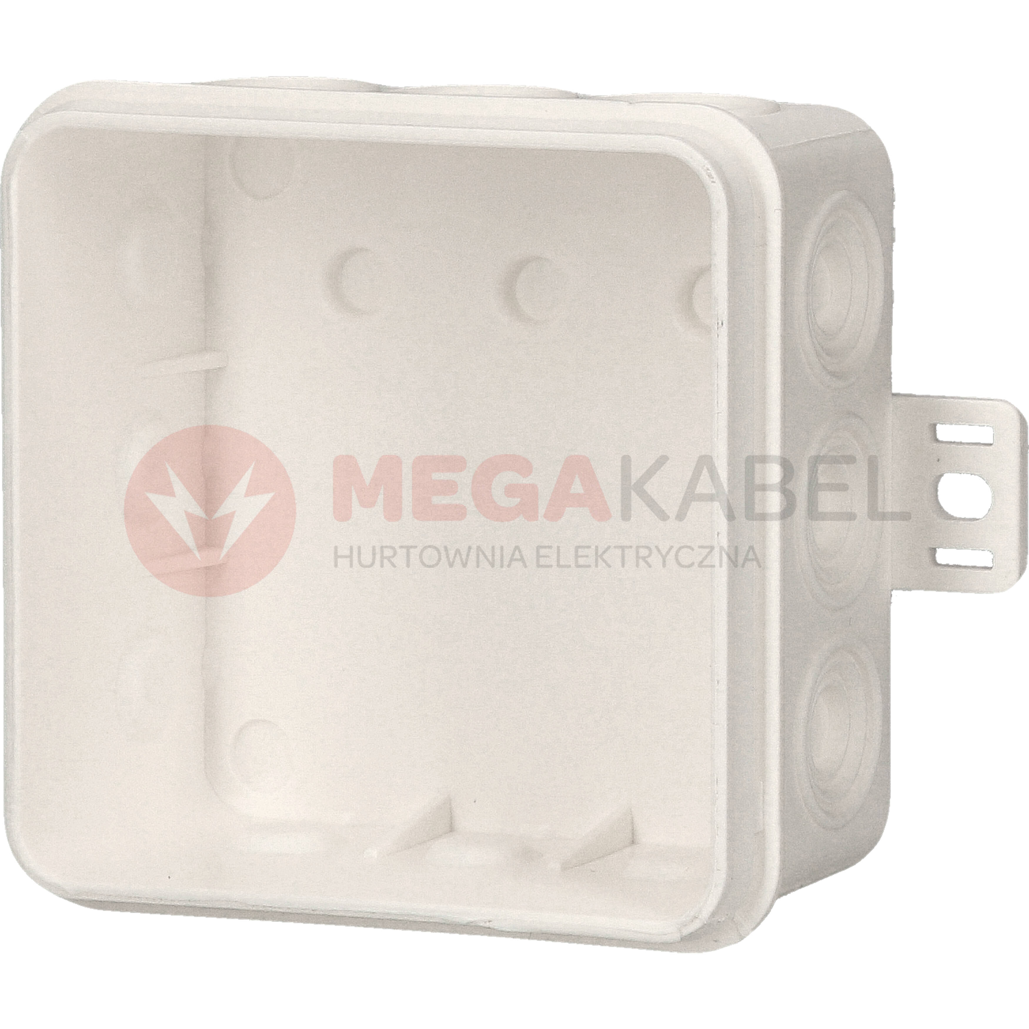 Puszka biała n/t 75x75x41 IP54 035-01 ViPlast