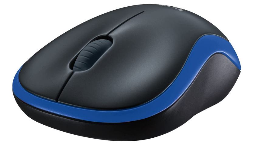 Mysz optyczna bezprzewodowa nano USB niebieska Logitech