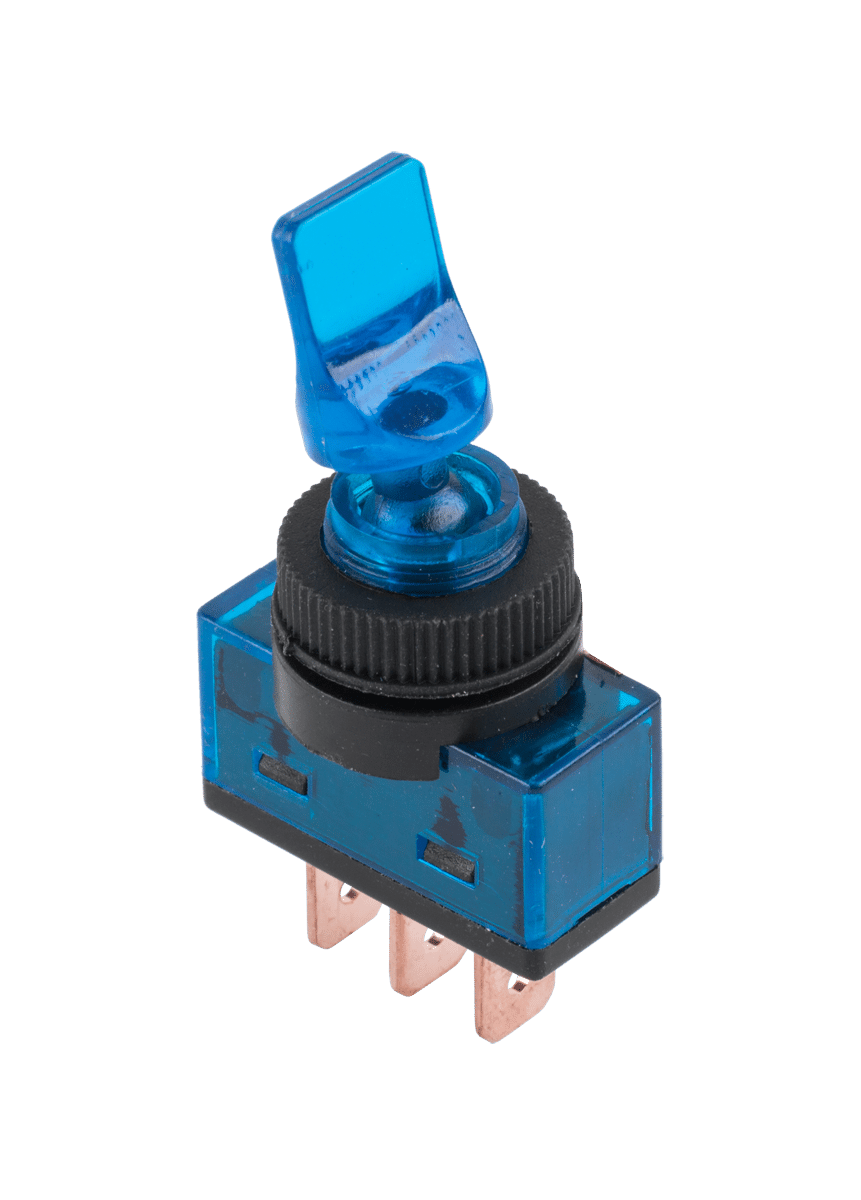 Przełącznik przycisk wyłącznik hebelkowy ASW-14D niebieski PRK0016C
