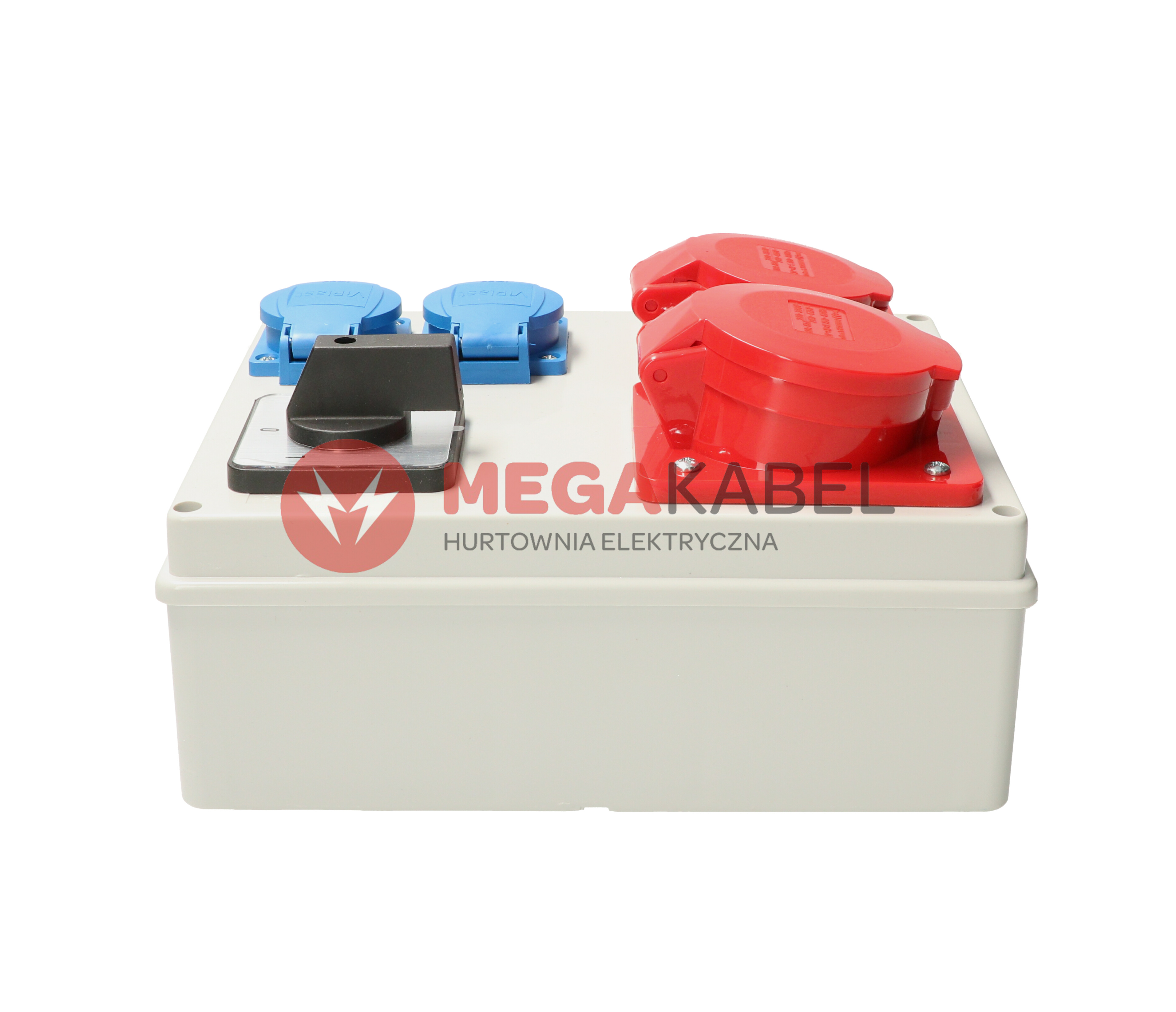 Rozdzielnica budowlana zestaw R-BOX L-P 2x230V 1x16A/5 1x32A/5 Viplast