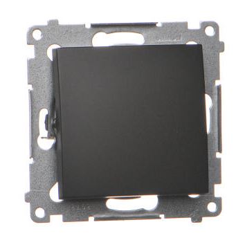 Simon54 przycisk pojedyńczy zwierny DP1.01/49 czarny mat