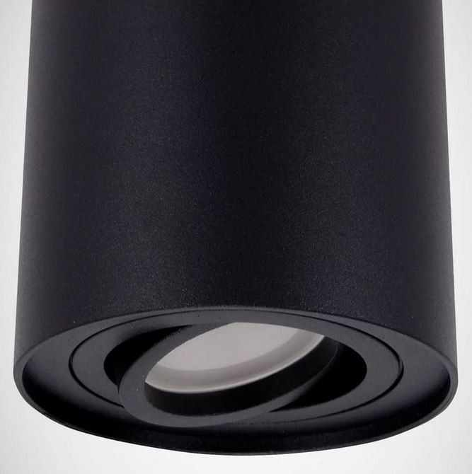 Lampa plafon HARY C czarna natynkowa 03713 GU10 Struhm