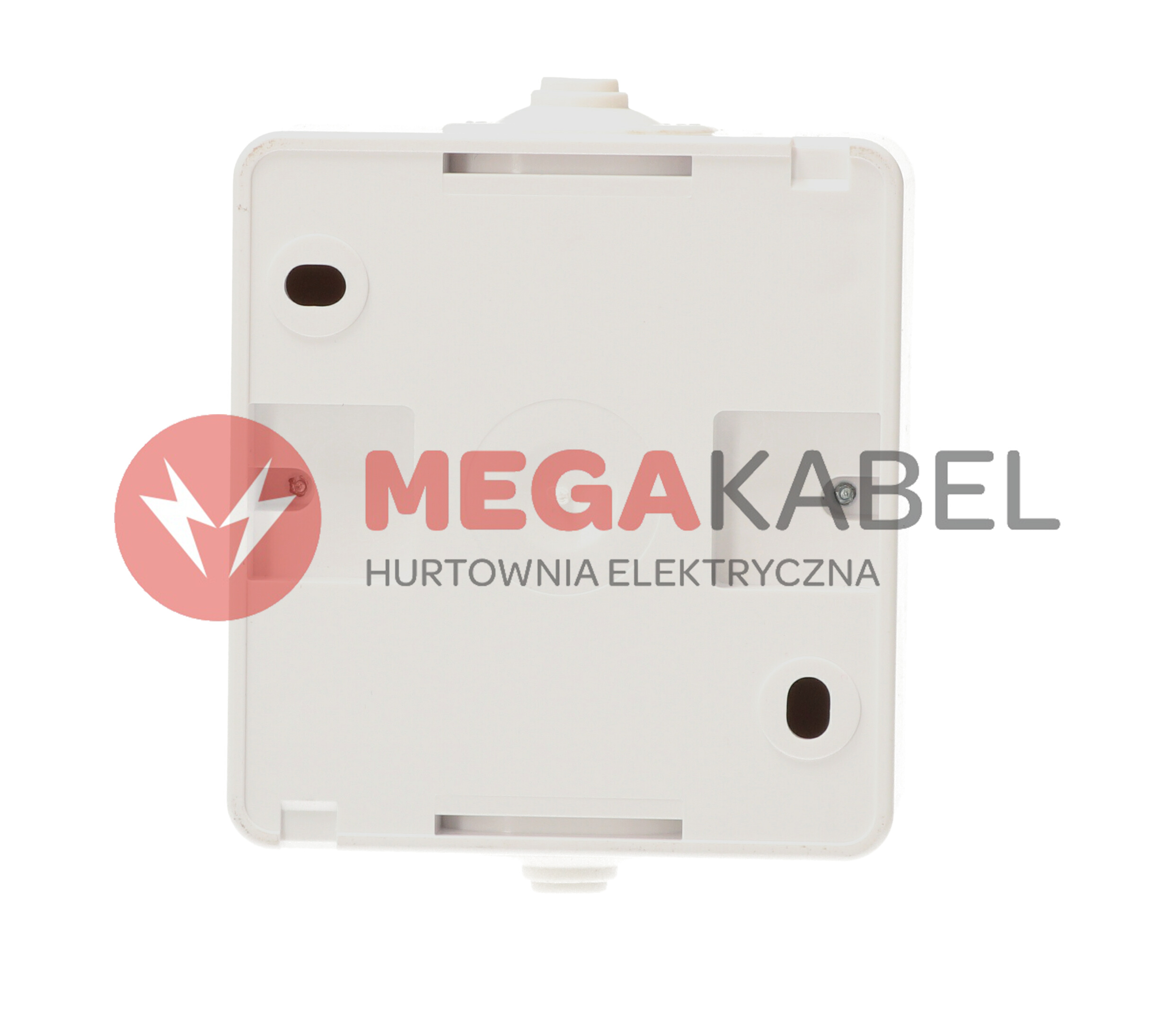 Bryza gniazdo pojedyńcze z klapką biała 1804-32 biały IP44 Kos