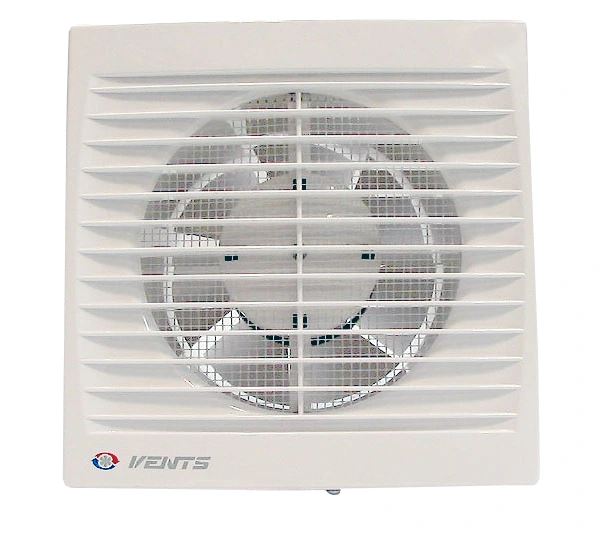 Wentylator domowy ścienny biały wyłącznik czasowy fi 125 230V 16W 180m3/h 35dB VENTS