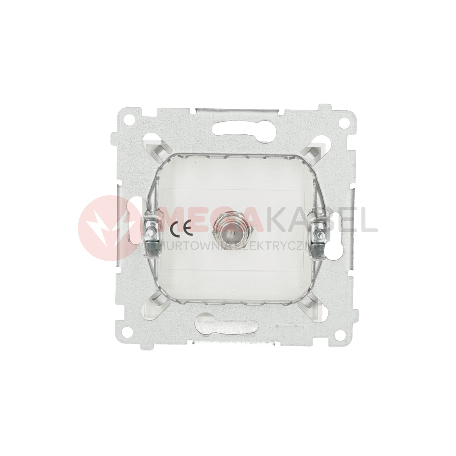 Simon54 Gniazdo SAT 1xF DASF1.01/11 biały