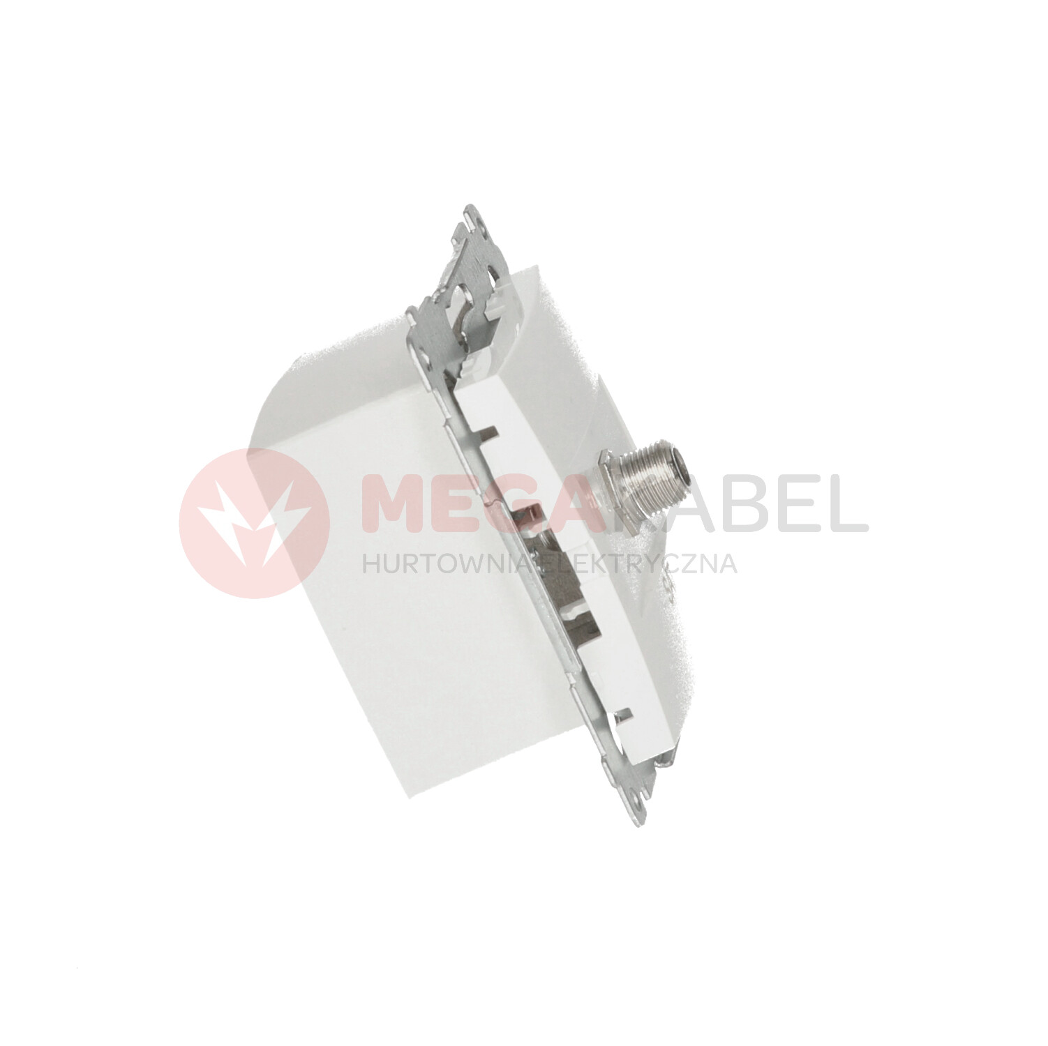 Simon54 Gniazdo SAT 1xF DASF1.01/11 biały