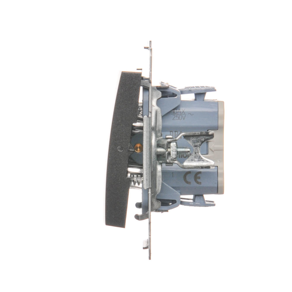 Simon54 Przycisk pojedynczy zwierny bez piktogramu DP1.01/48 antracyt