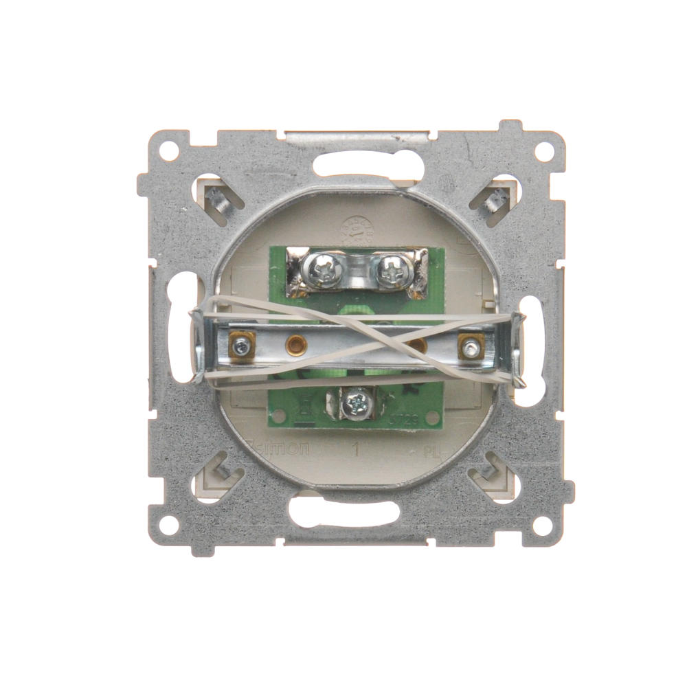 Simon54 Gniazdo antenowe TV pojedyncze końcowe DAK1.01/44 złoty