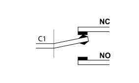 Wyłącznik krańcowy mikro z dźwignią sprężynową i rolką TRACON
