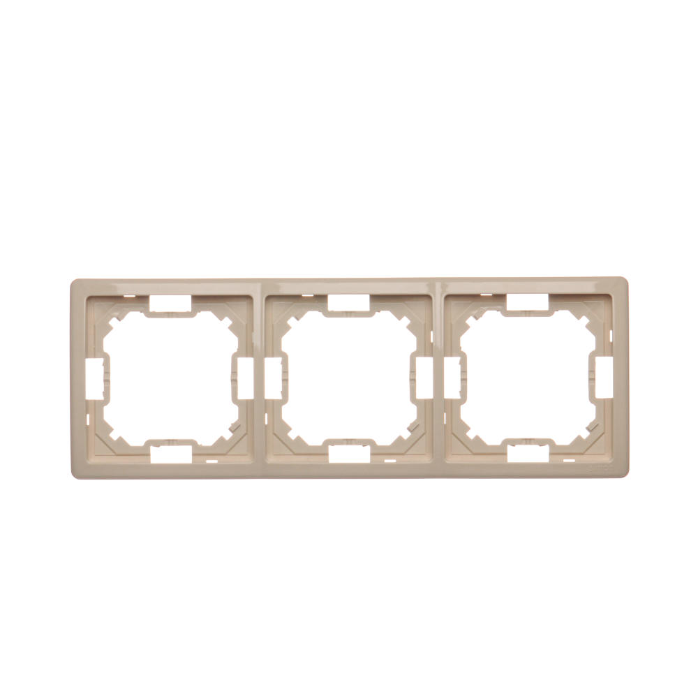 Basic Ramka na 3-moduły BMR3/12 beżowy SIMON