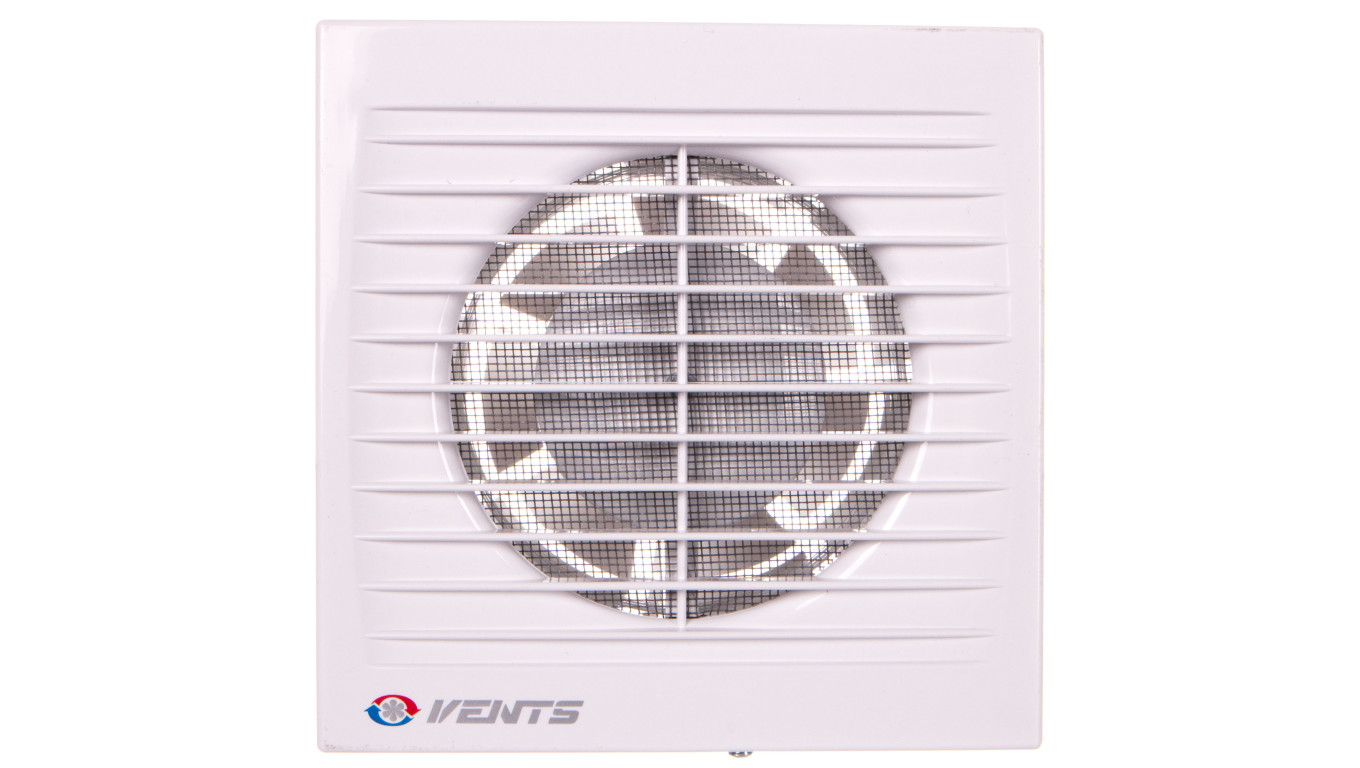 Wentylator ścienny z wyłącznikiem czasowym fi 100 230V 14W 95m3/h 35dB VENTS