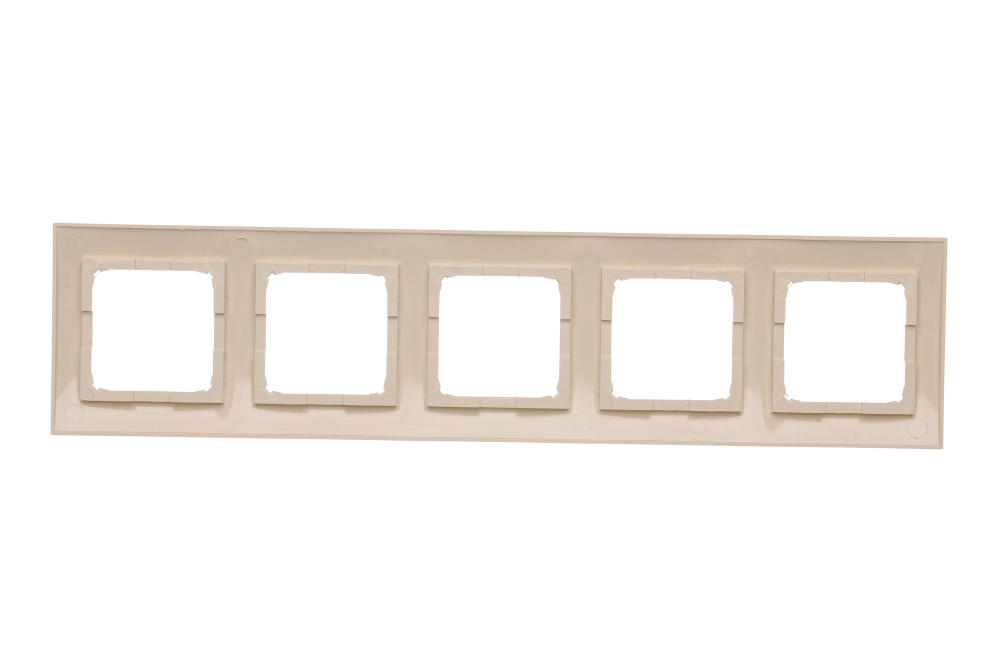 Simon54 Ramka 5-krotna DR5/41 beżowy