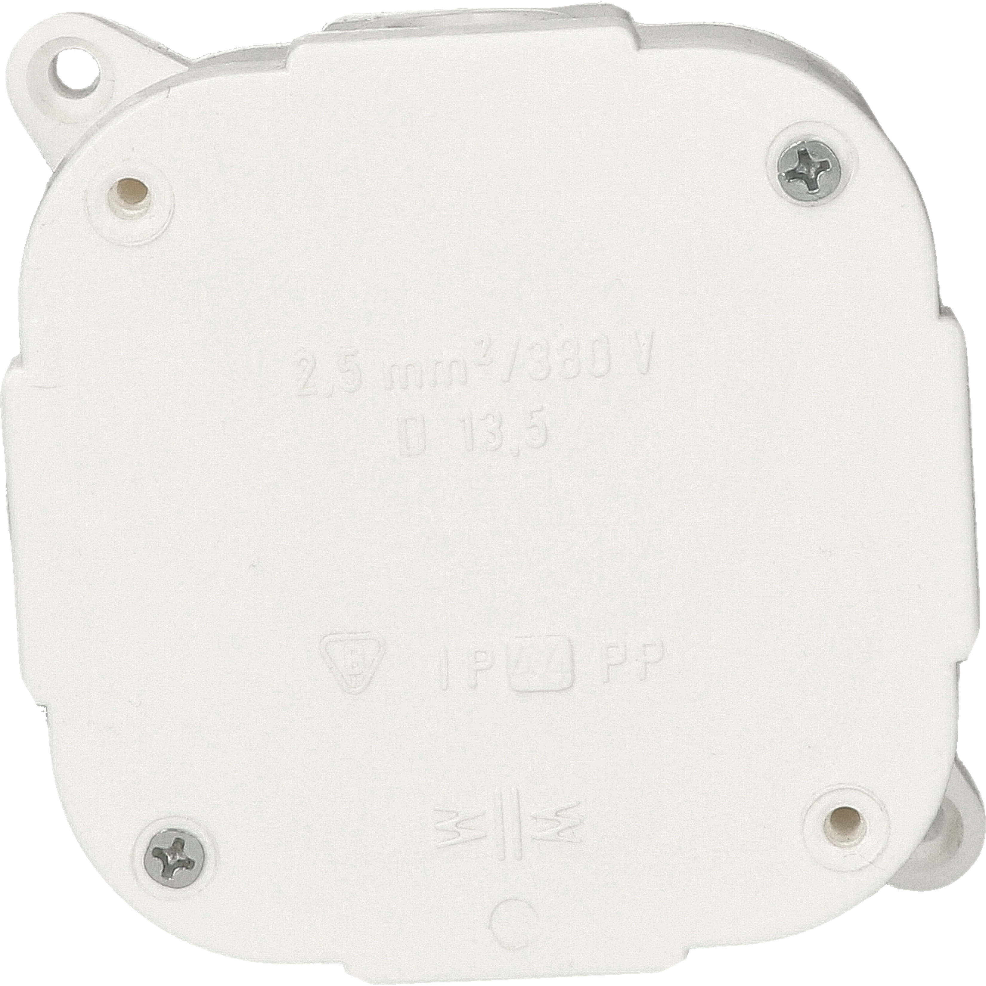 Puszka biała pusta IP44 PP 80x80x30 074-01 ViPlast