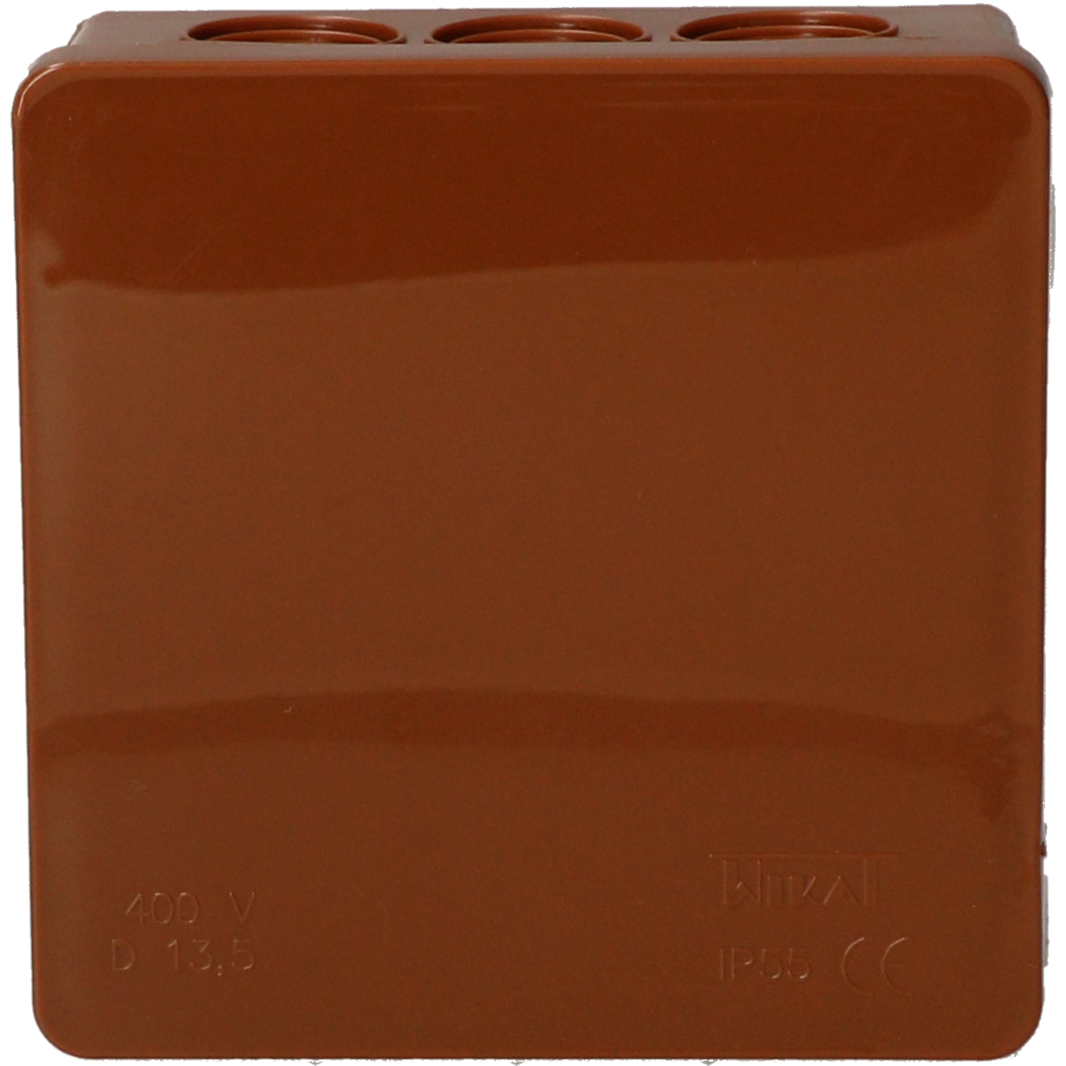 Puszka PF KLIK brązowa n/t 80x80x32 003-02 Viplast