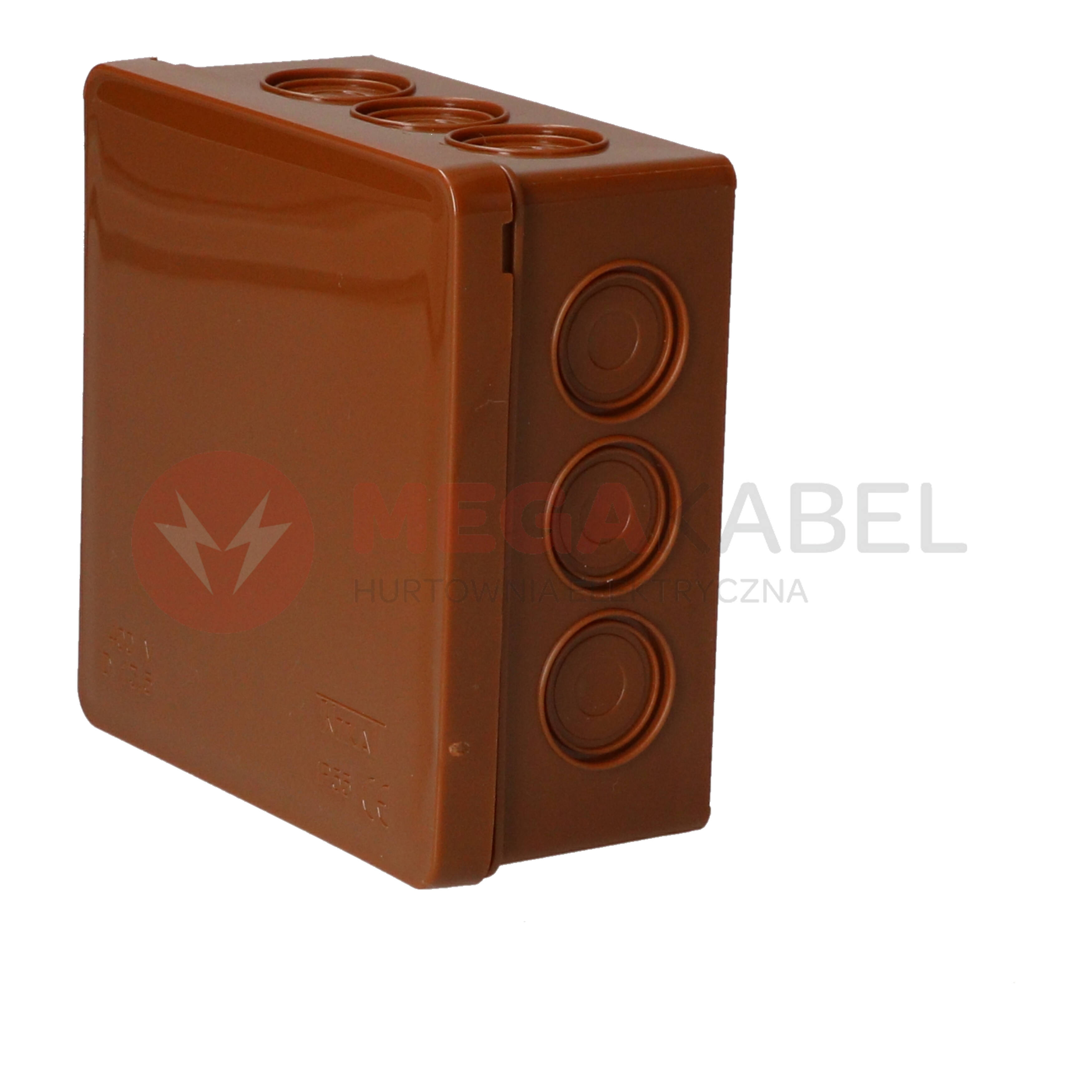Puszka PF KLIK brązowa n/t 80x80x32 003-02 Viplast