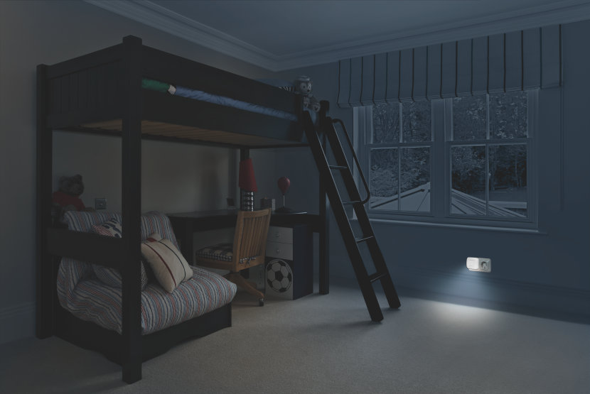 Lampka wtykowa nocna LED EGO 0,5W zimna STRUHM