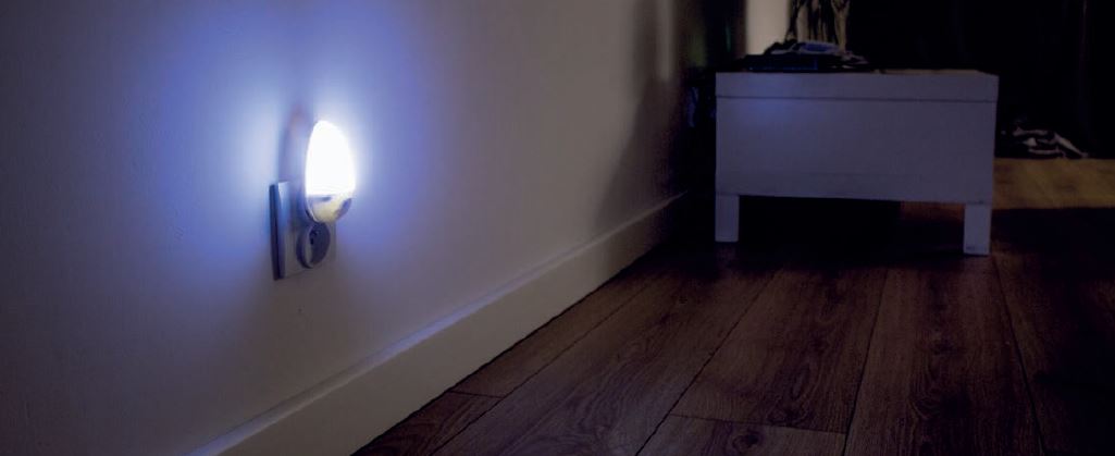 Lampka wtykowa nocna LED EGO 0,5W zimna STRUHM