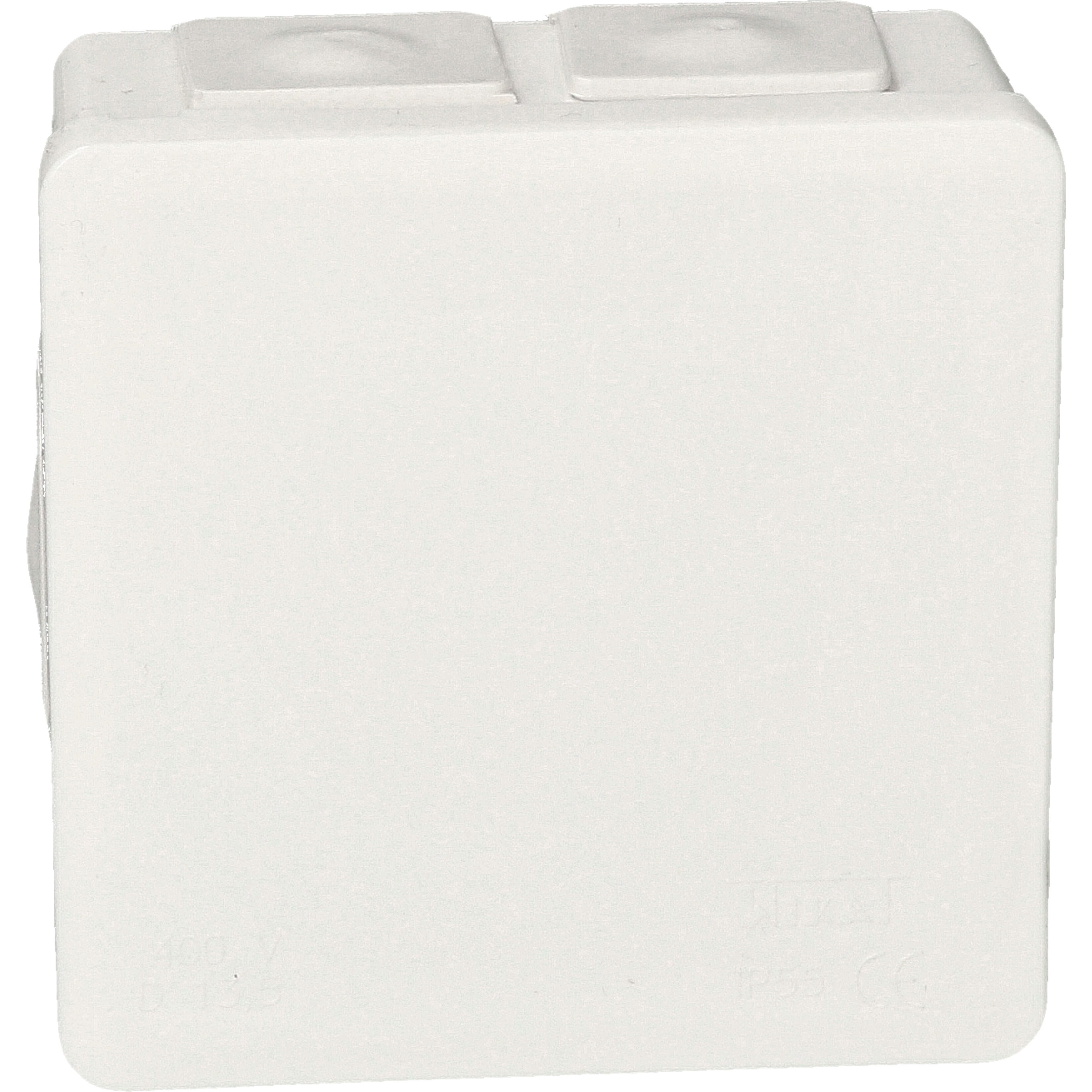 Puszka biała n/t 80x80x32 IP55 guma 002-01 ViPlast