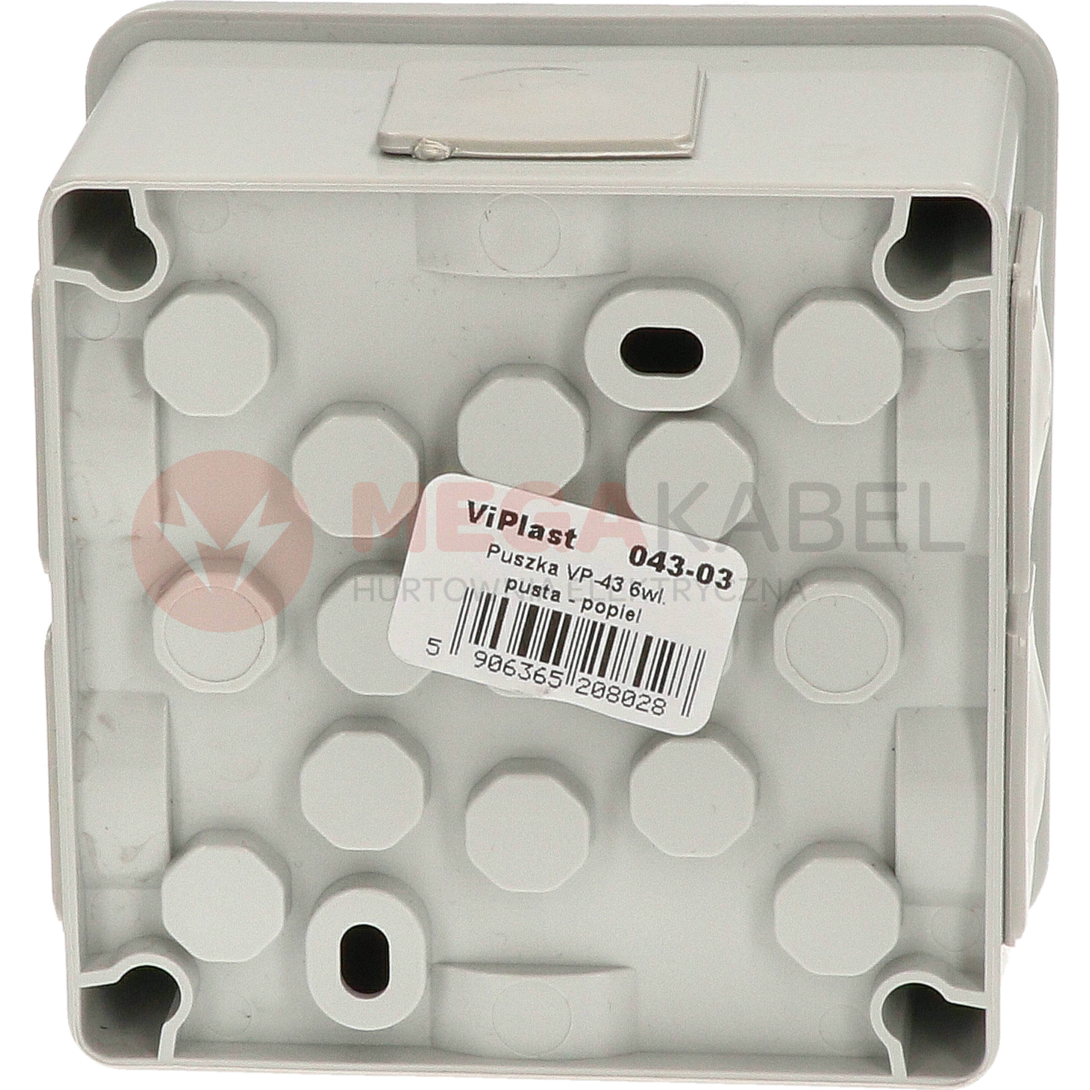 Puszka popiel bez zacisku głęboka 90x90x50 043-03 ViPlast