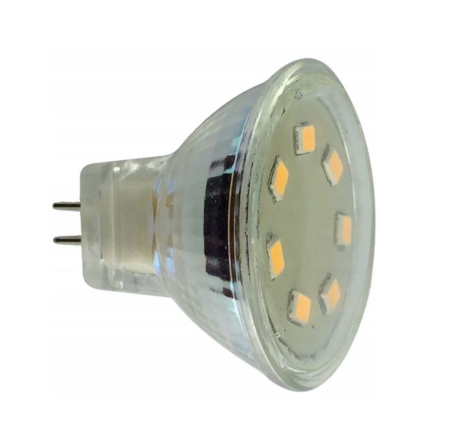 Żarówka LED MR11 2,5W 12V zimna op.2szt. LL3593
