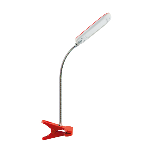 Lampka biurkowa DORI LED 6W RED CLIP 02866