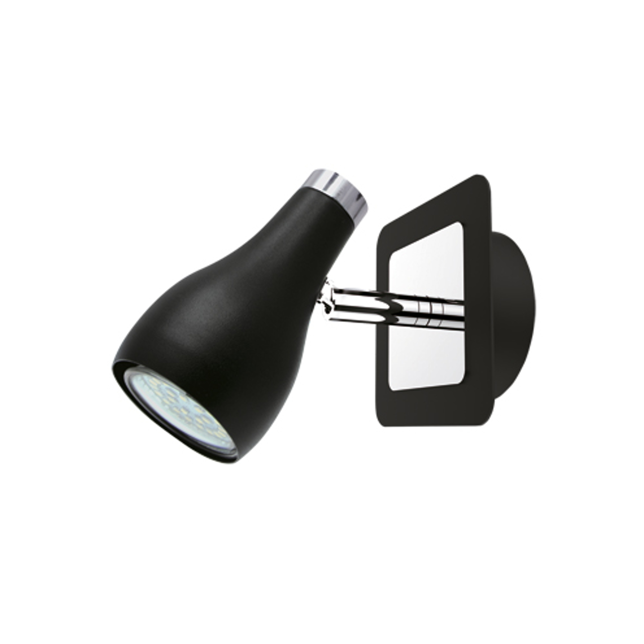 Lampa kinkiet ścienny KINGA 1D czarny GU10 1x4W 03251 Struhm