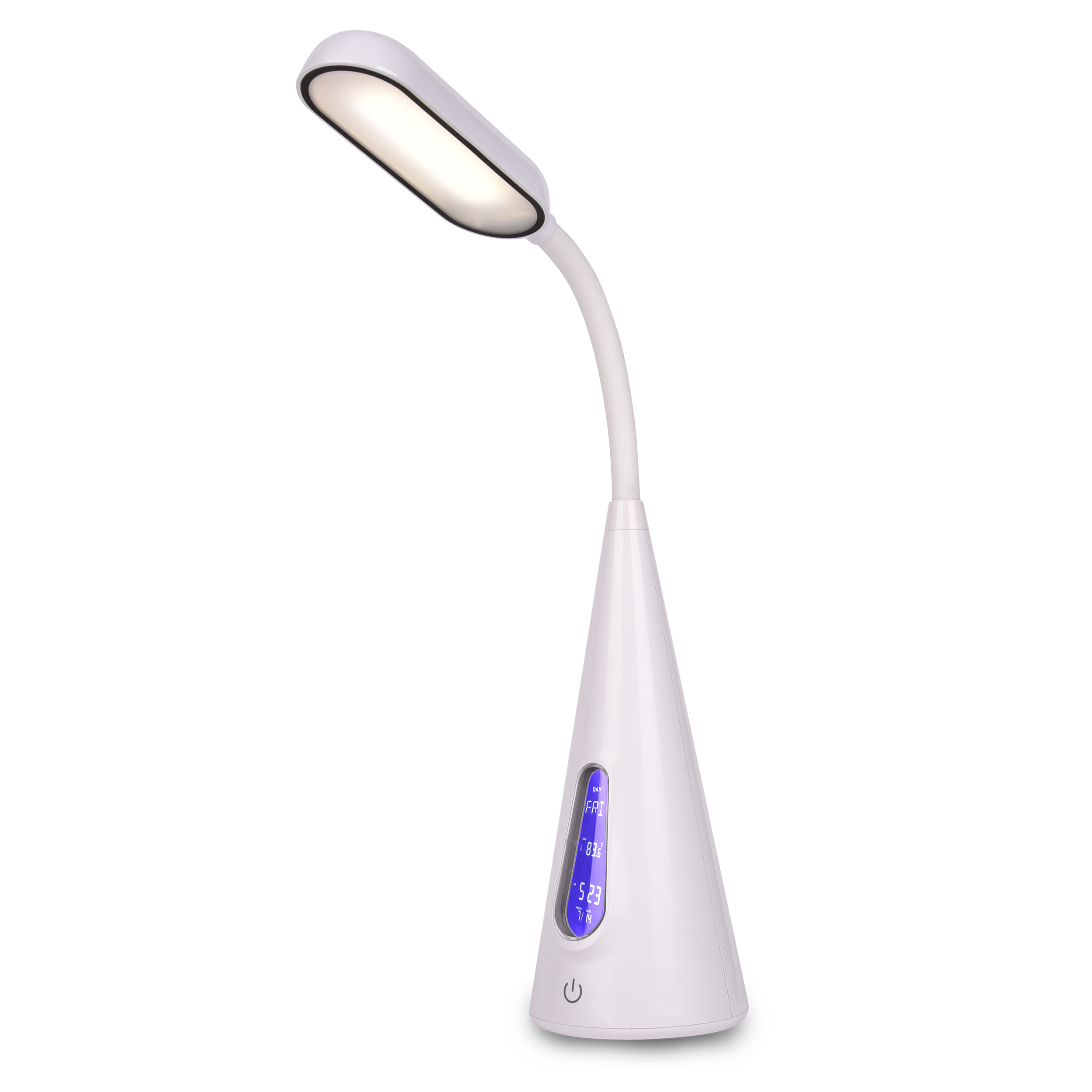 Lampka biurkowa MULTI LED 7W+ wyświetlacz Polux