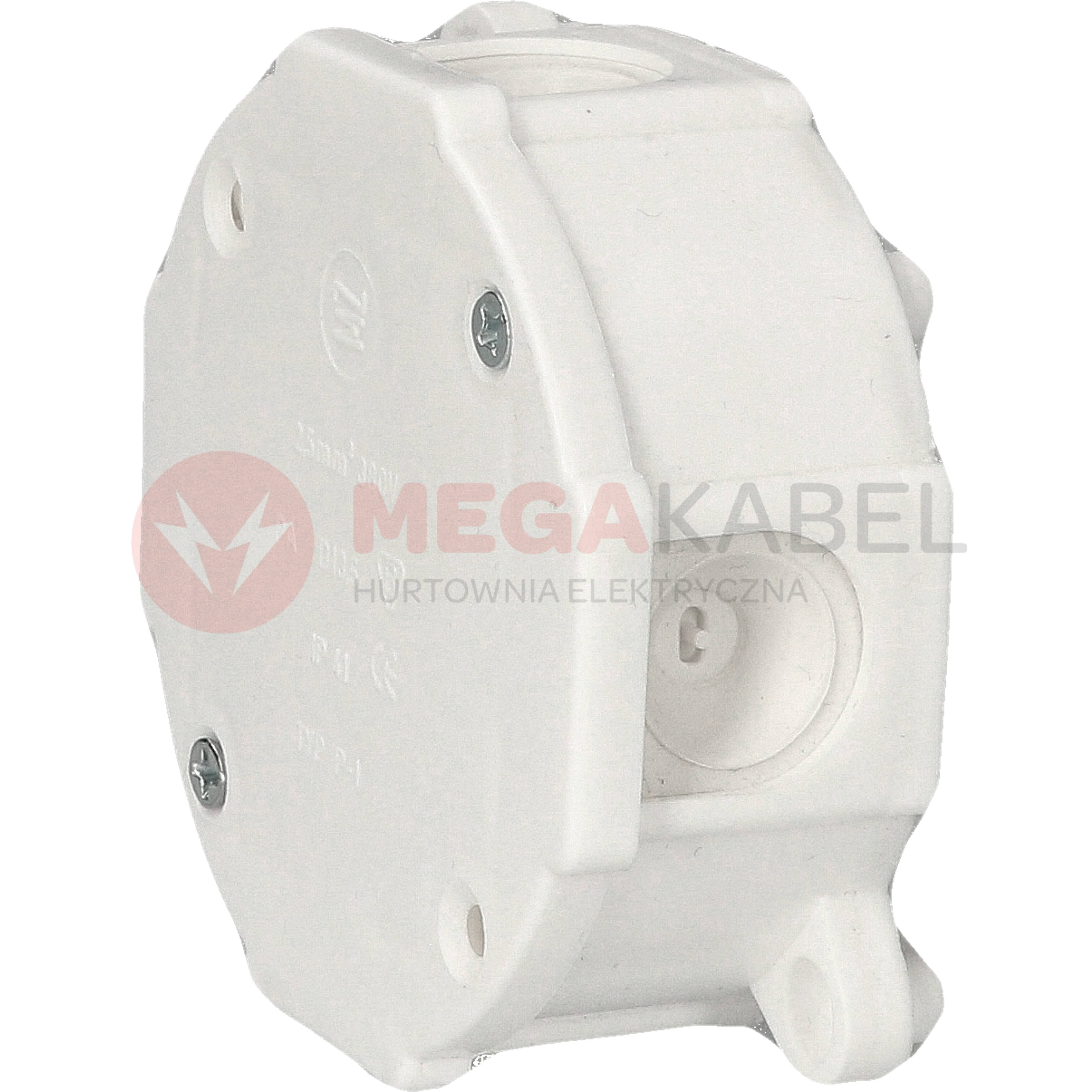 Puszka biała nt IP41 79x79x37 075-01 Viplast