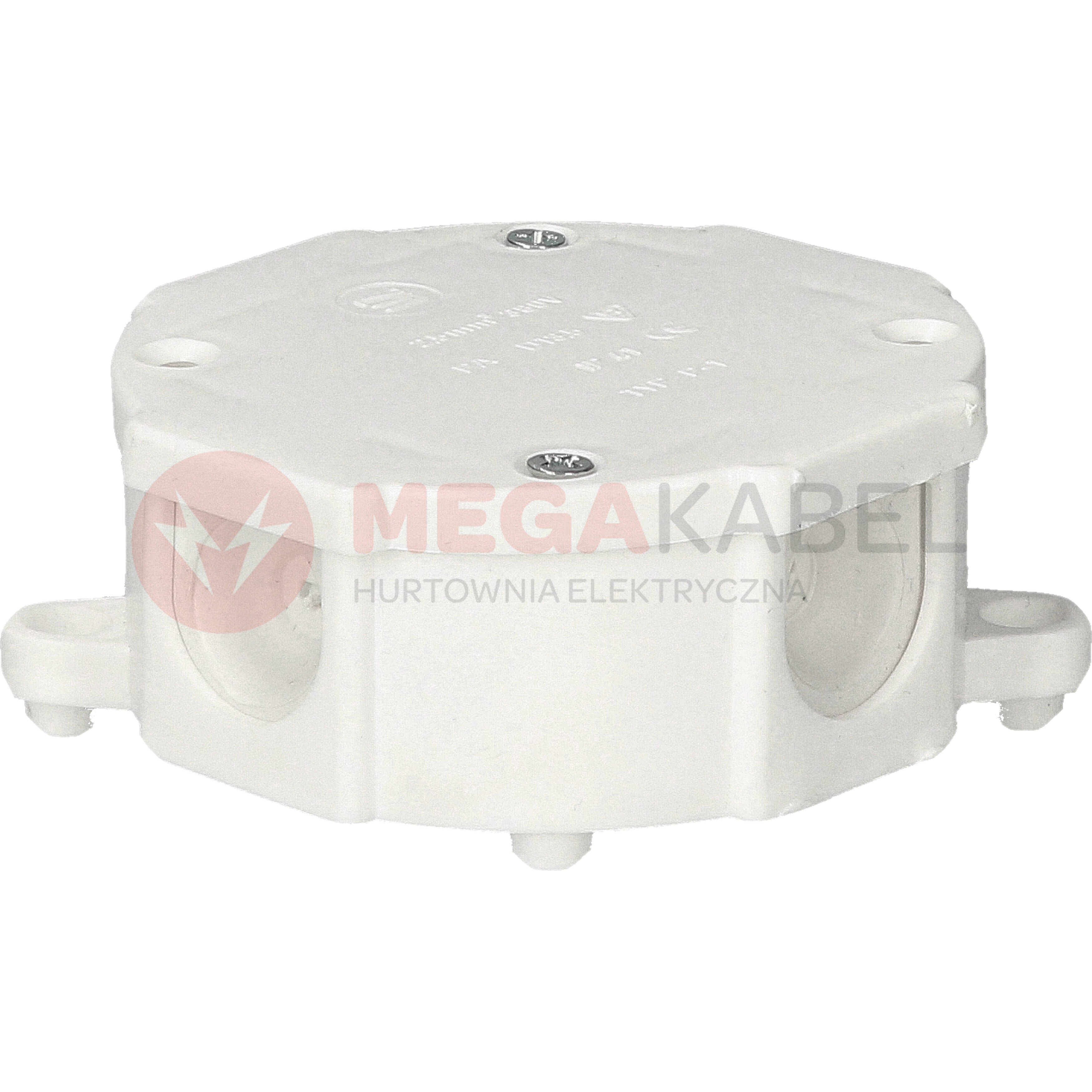 Puszka biała nt IP41 79x79x37 075-01 Viplast