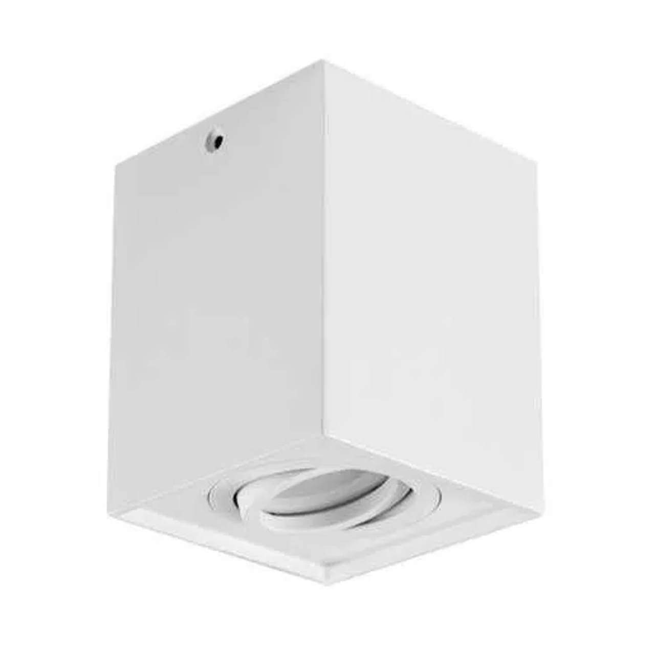 Lampa sufitowa plafon natynkowy HARY D kwadrat biały 03714 GU10