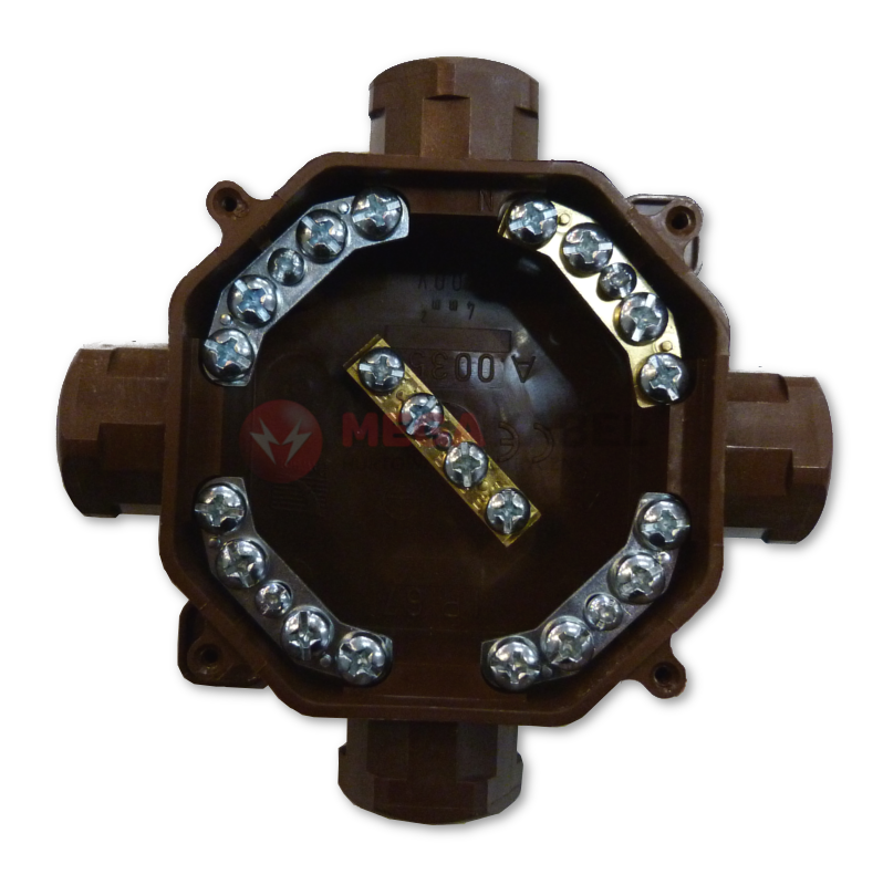 Puszka hermetyczna A.0035BR IP67 PG16 (5x4) brązowa PAWBOL