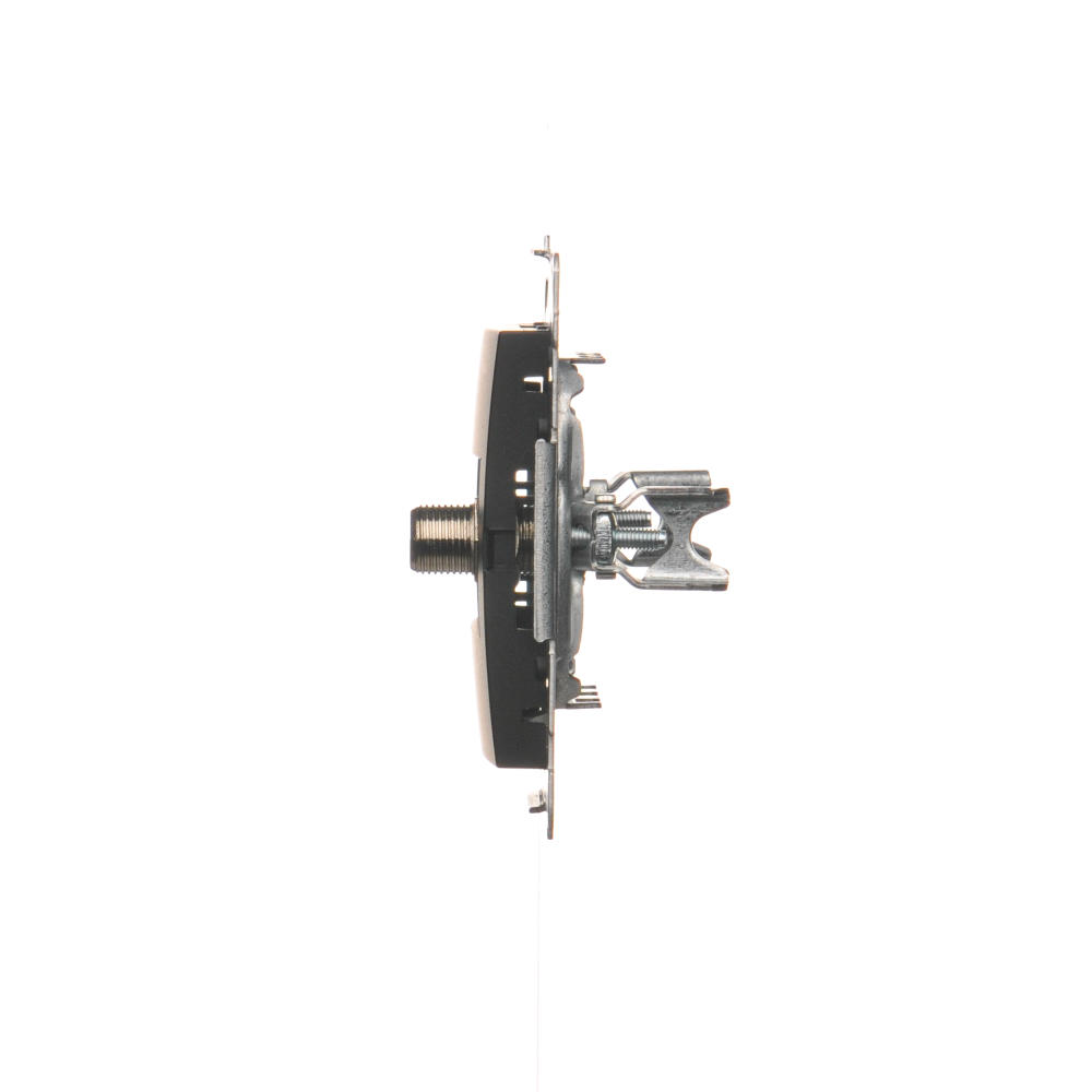 Simon54 Gniazdo antenowe typu „F” pojedyncze DASF1.01/49 czarny mat