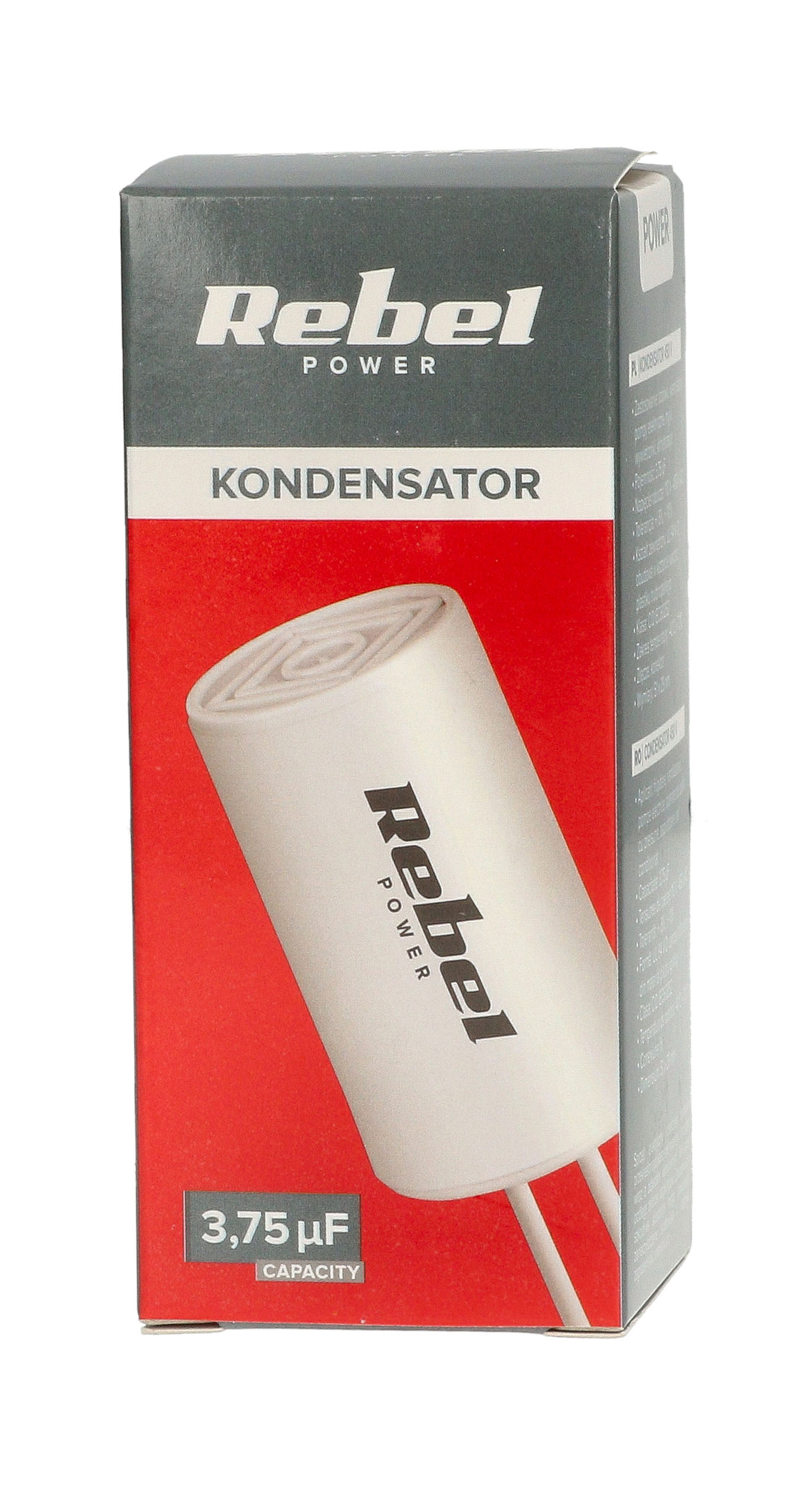 Kondensator rozruchowy silnikowy 3,75uF 450V URZ3128