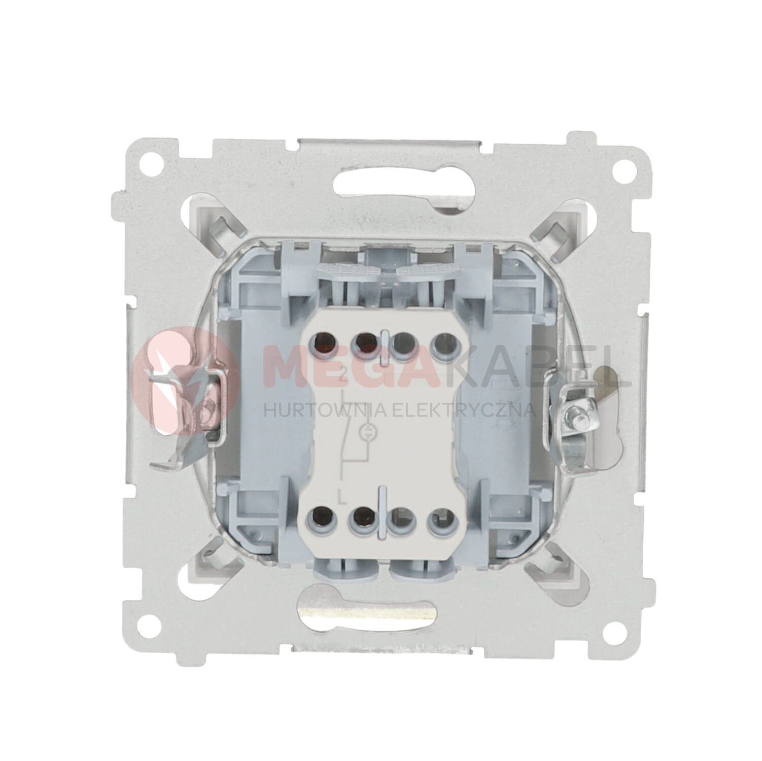 Simon54 Łącznik jednobiebunowy podświetlany DW1L.01/11 biały