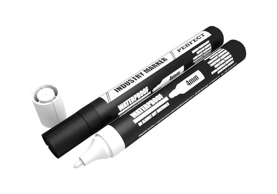 Marker przemysłowy biały 4 mm S-76029 Stalco