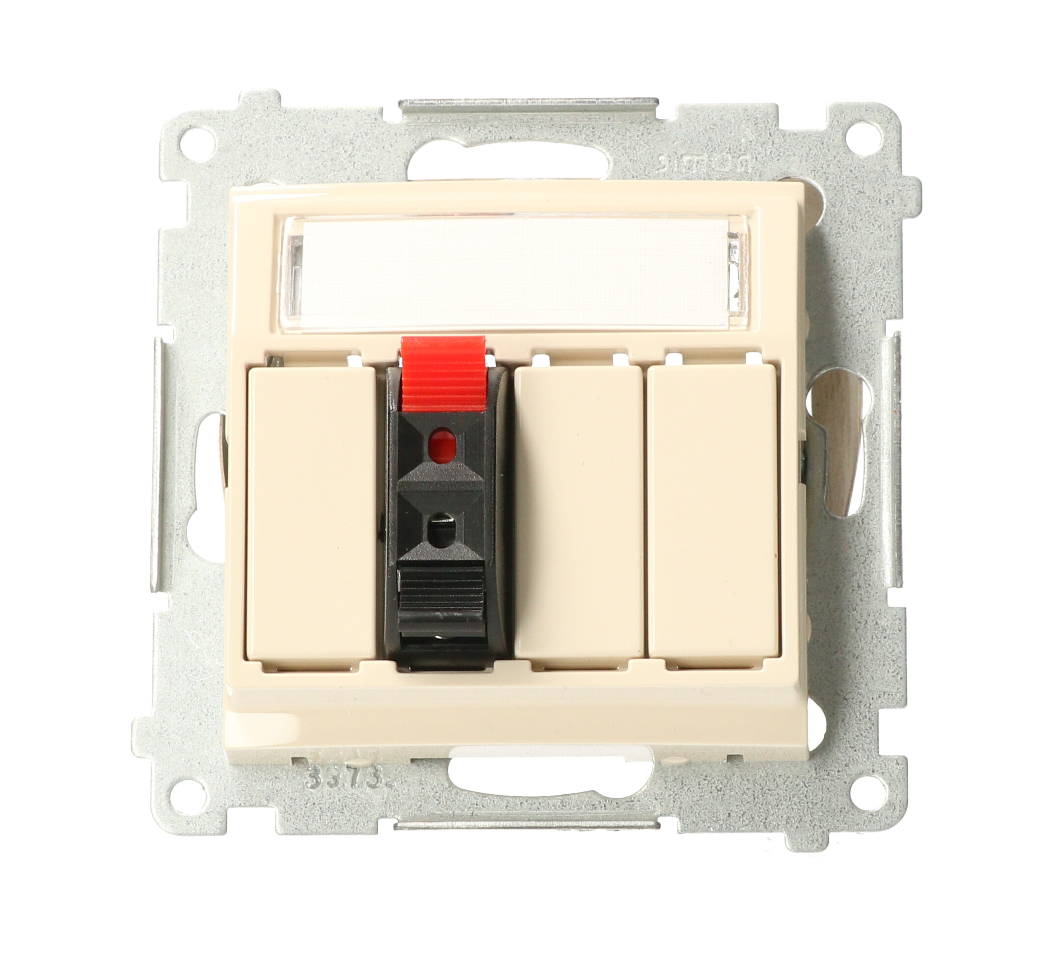 Simon54 Gniazdo głośnikowe pojedyńcze beżowe DGL31.01/41