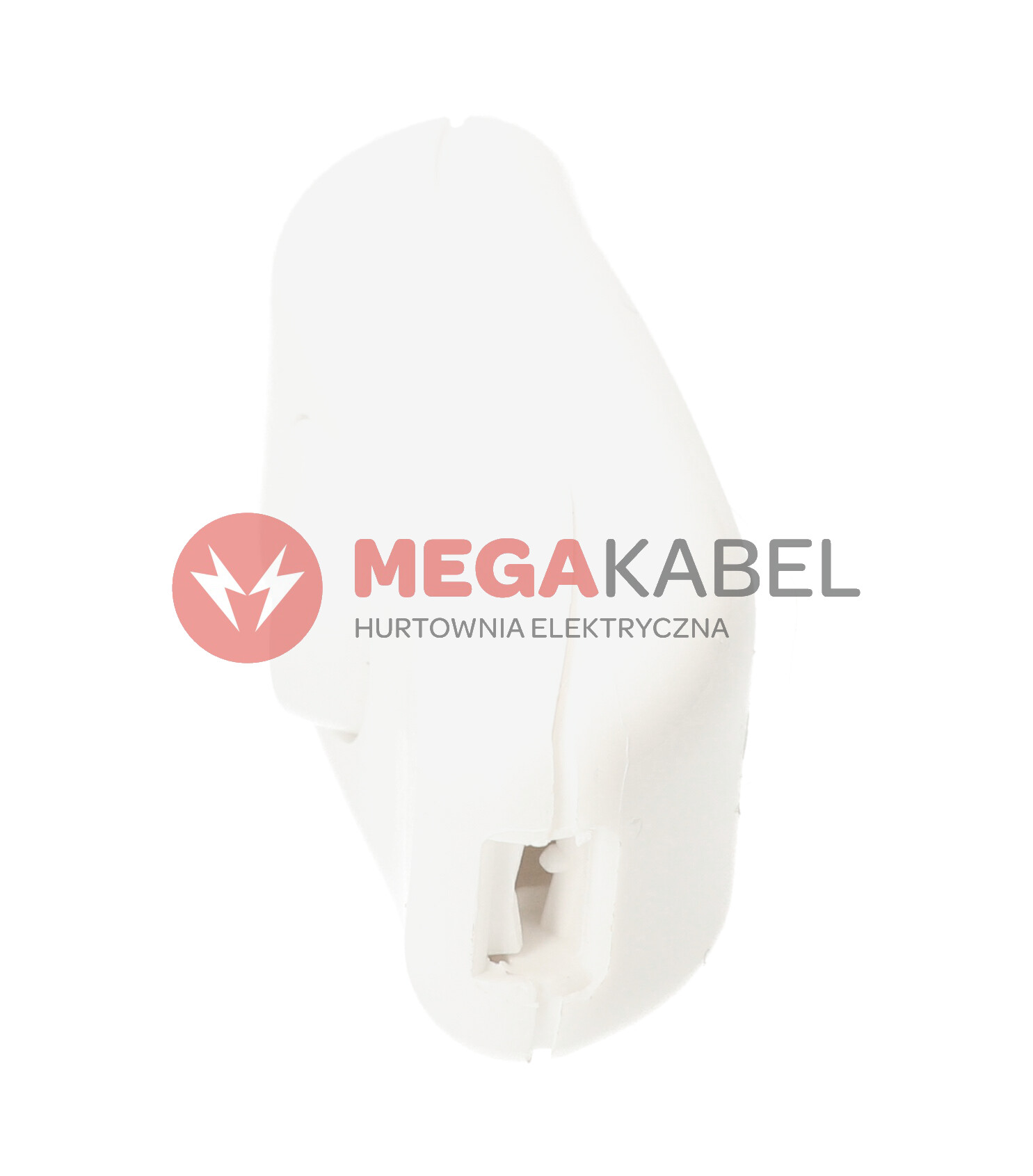 Łącznik kołyskowy przelotowy biały 230V ELDA