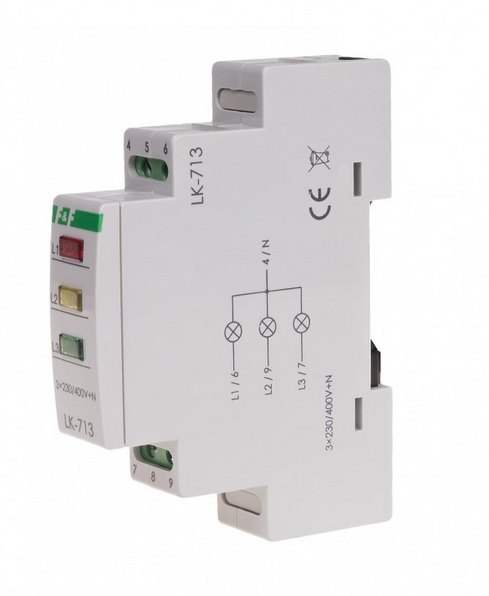 Lampka modułowa sygnalizacyjna 3-fazowa LK-713K F&F