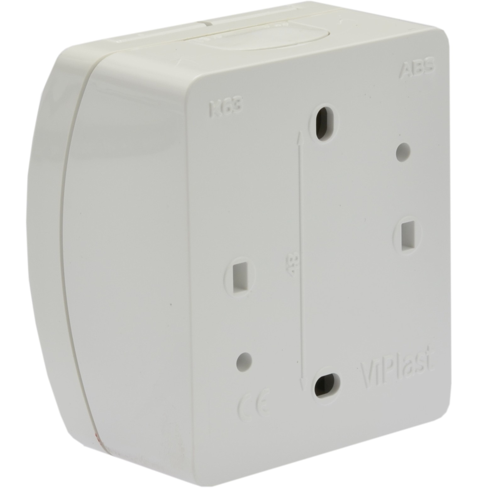 Koala gniazdo pojededyńcze P+Z natynkowe białe z klapką 161-51