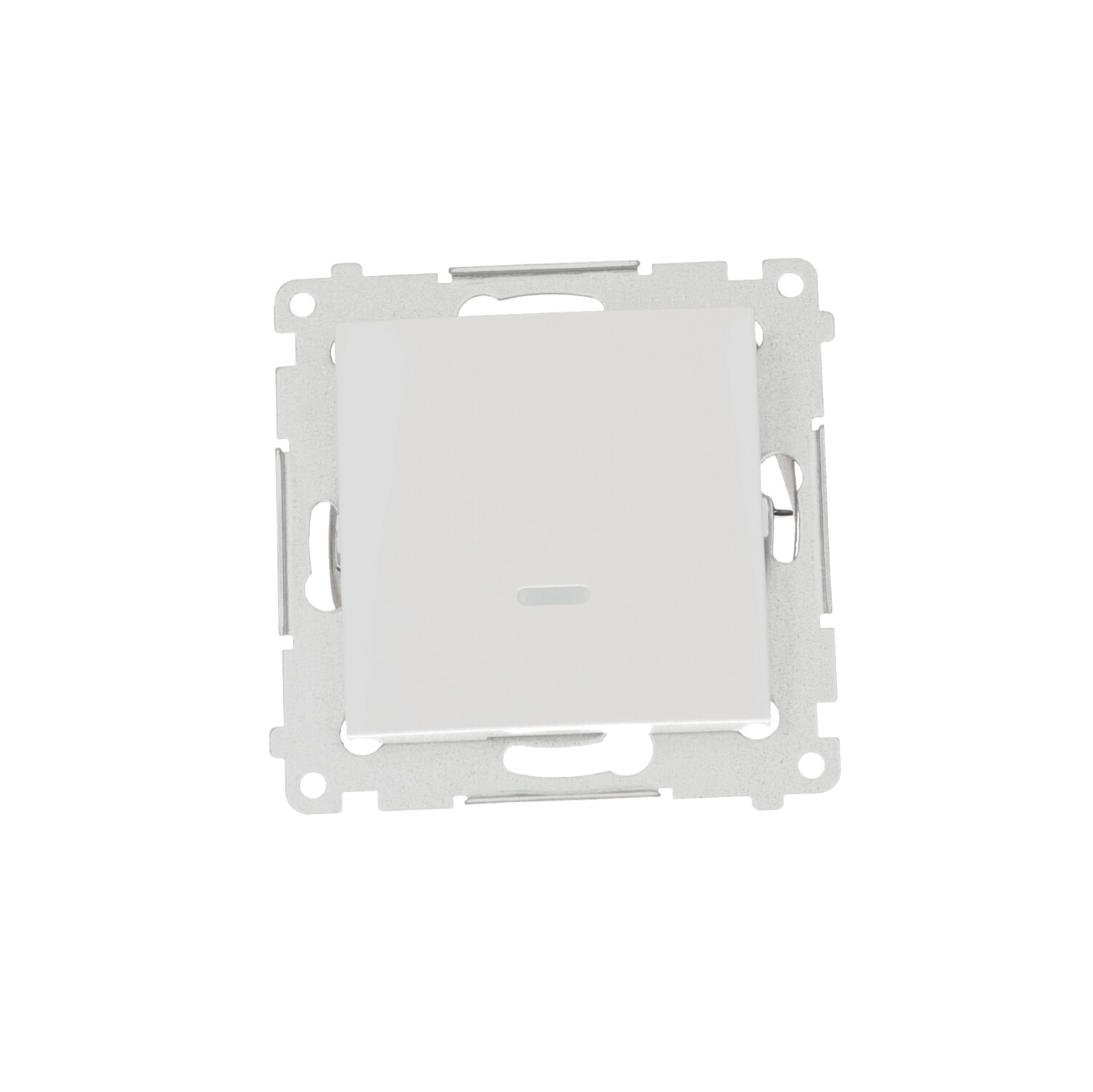 Simon54 Łącznik jednobiebunowy podświetlany DW1L.01/11 biały